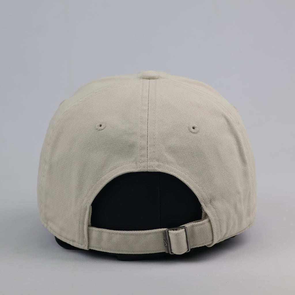 Vintage Nike Heritage86 Futura Swoosh Thrifted Cap - Beige/Cream Twill