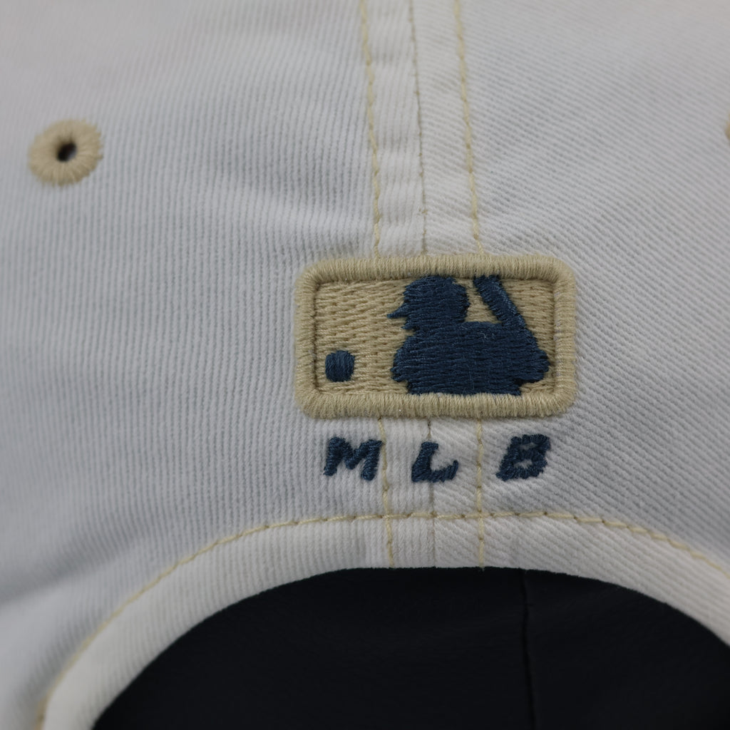 Vintage MLB Los Angeles Dodgers Thrifted Cap - Cream Washed Cotton Twill