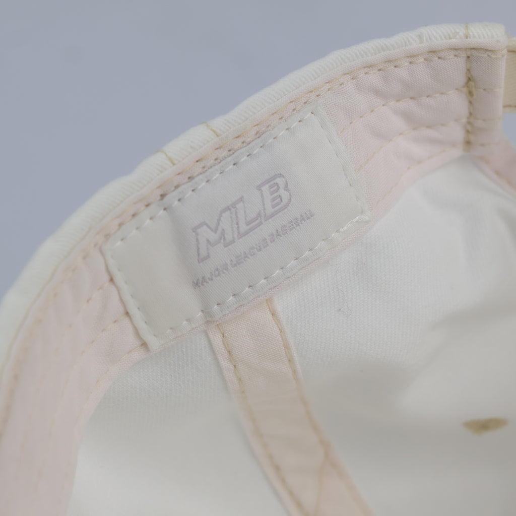 Vintage MLB Los Angeles Dodgers Thrifted Cap - Cream Washed Cotton Twill