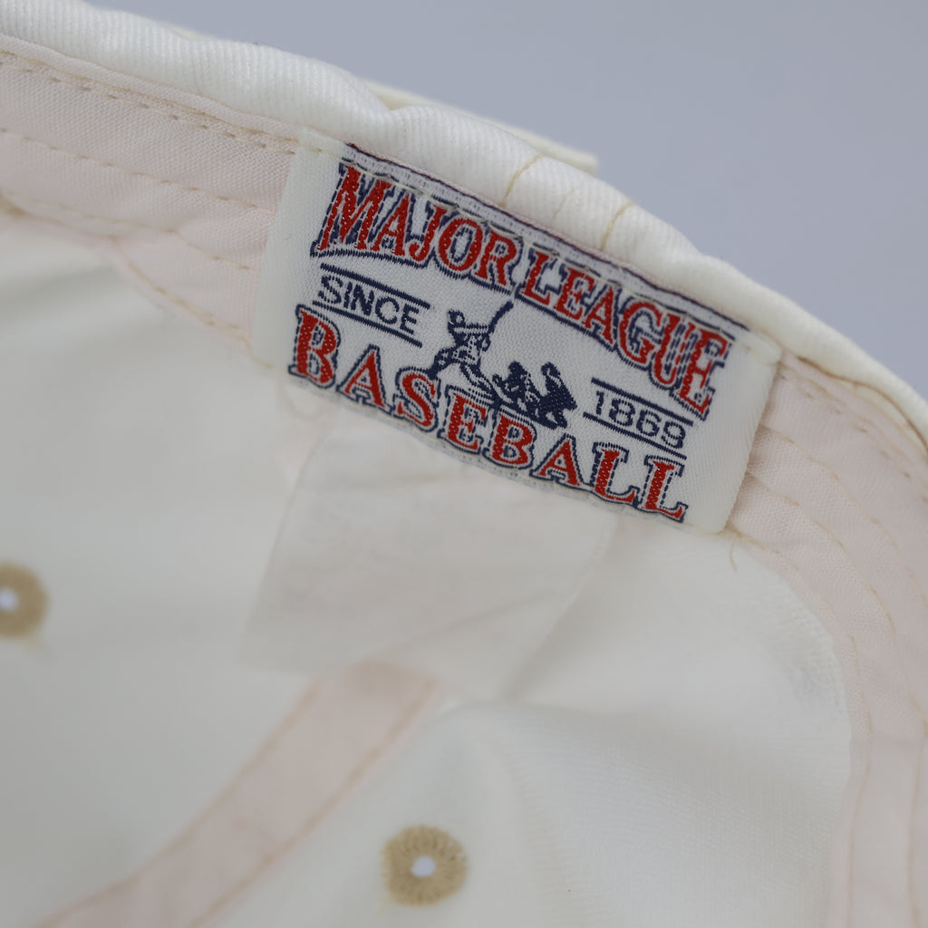 Vintage MLB Los Angeles Dodgers Thrifted Cap - Cream Washed Cotton Twill