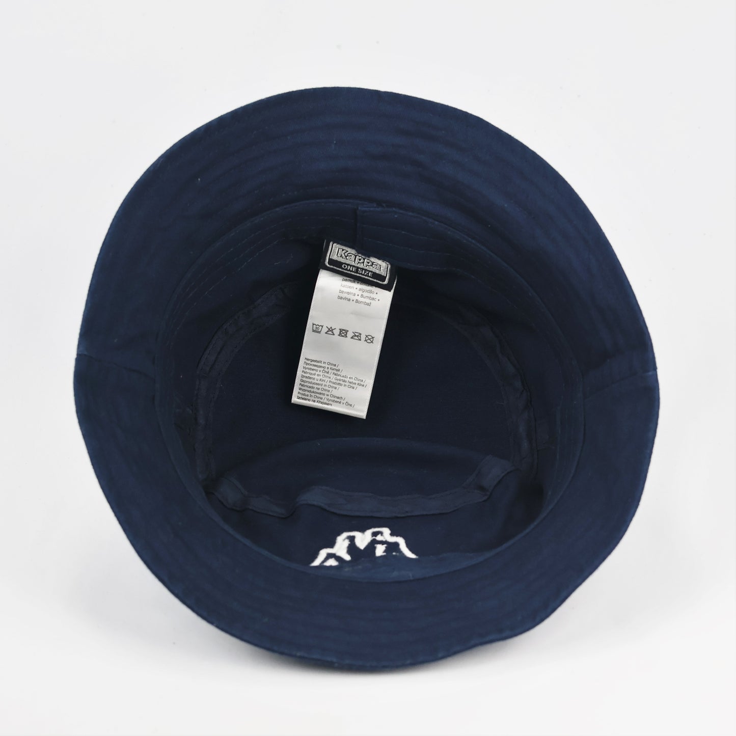 Vintage Kappa Navy Bucket Thrifted Hat