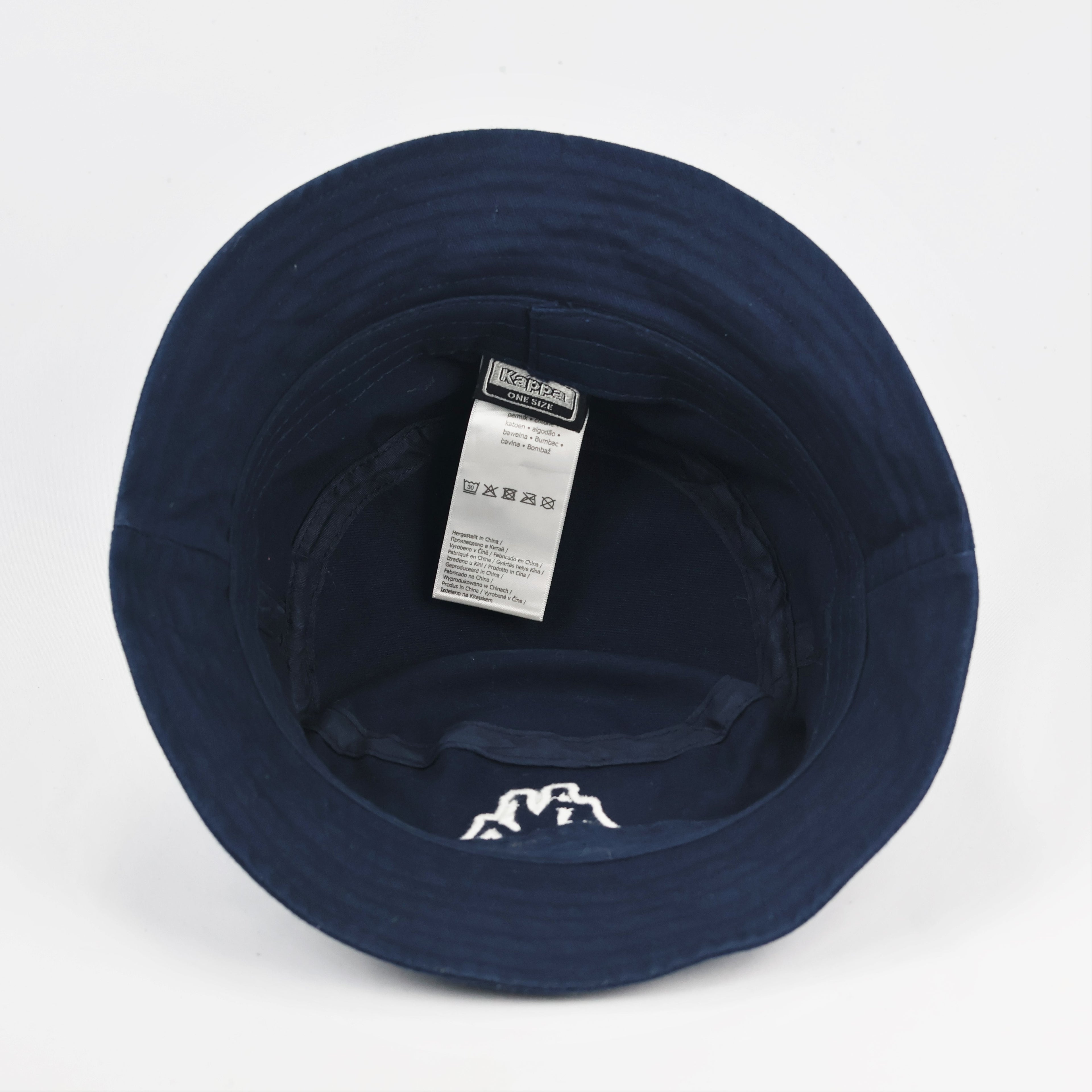 Vintage Kappa Navy Bucket Thrifted Hat