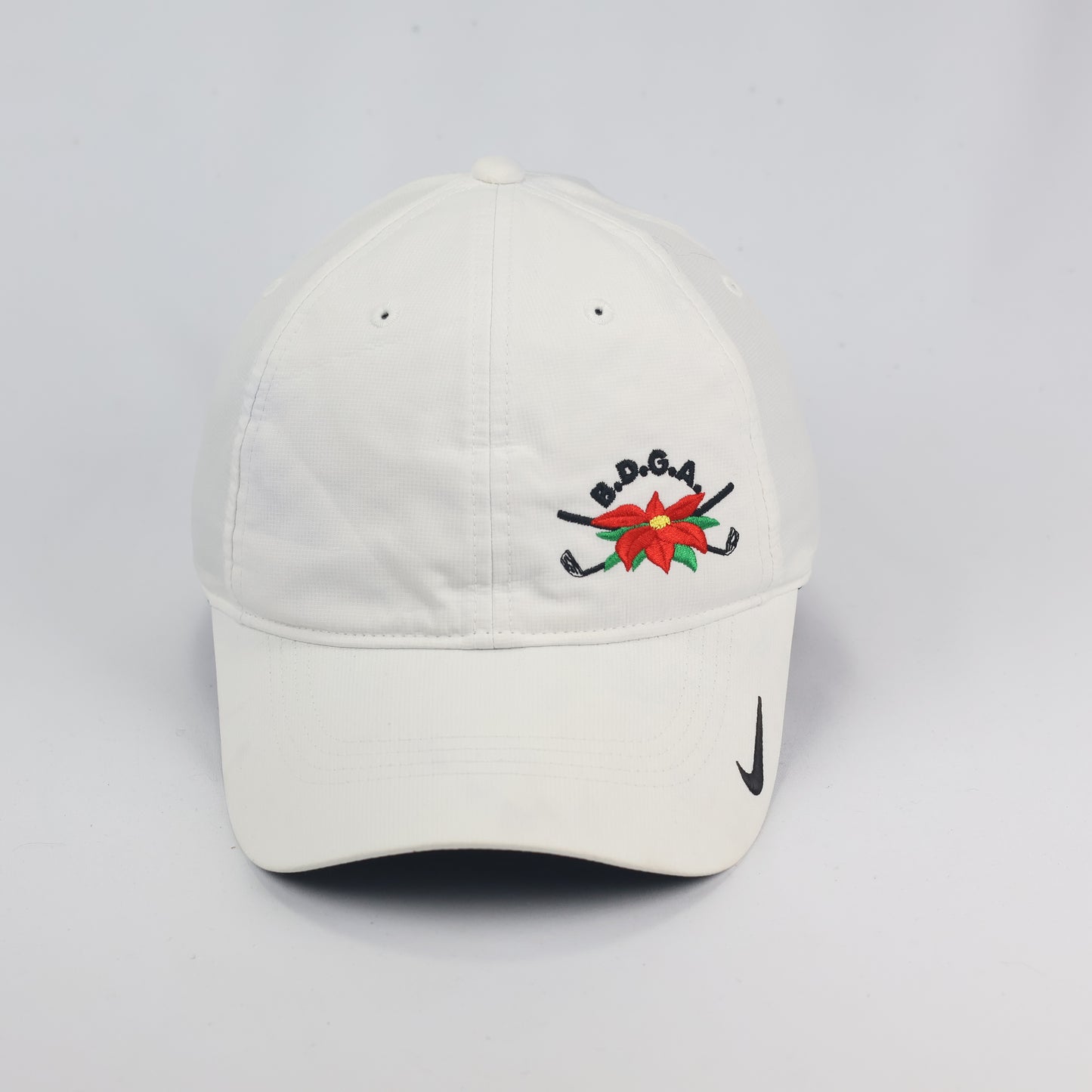 Nike Golf Dri-FIT Adjustable Performance Thrifted Hat – White/Black