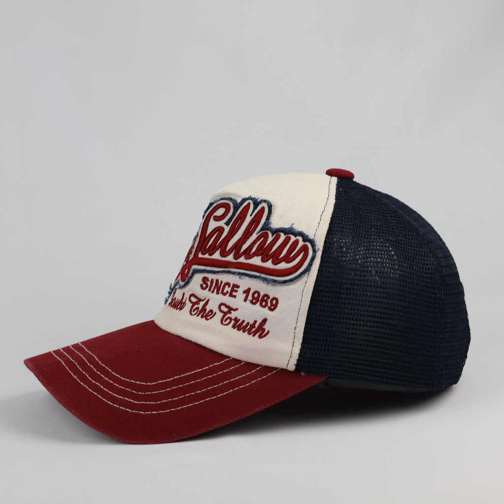 Vintage CapKorea Distressed Graphic Trucker Hat