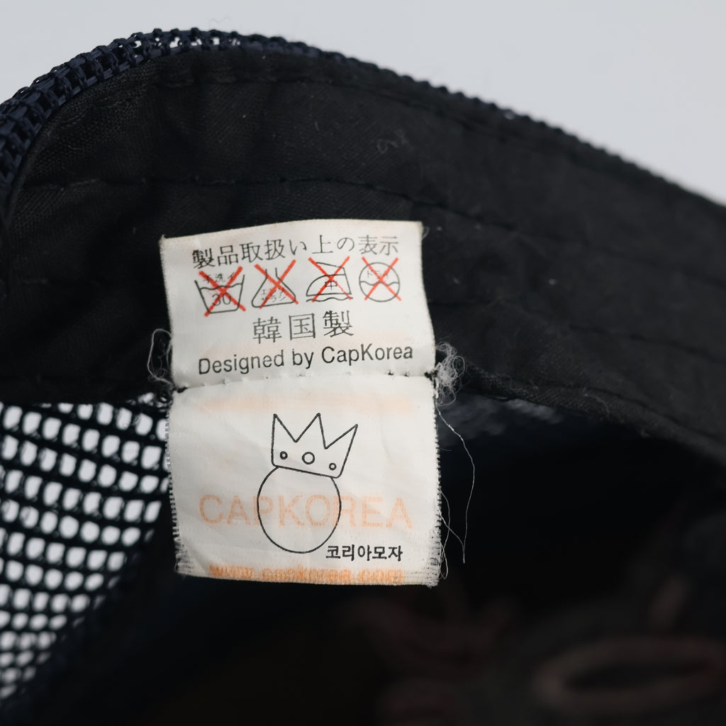 Vintage CapKorea Distressed Graphic Trucker Hat