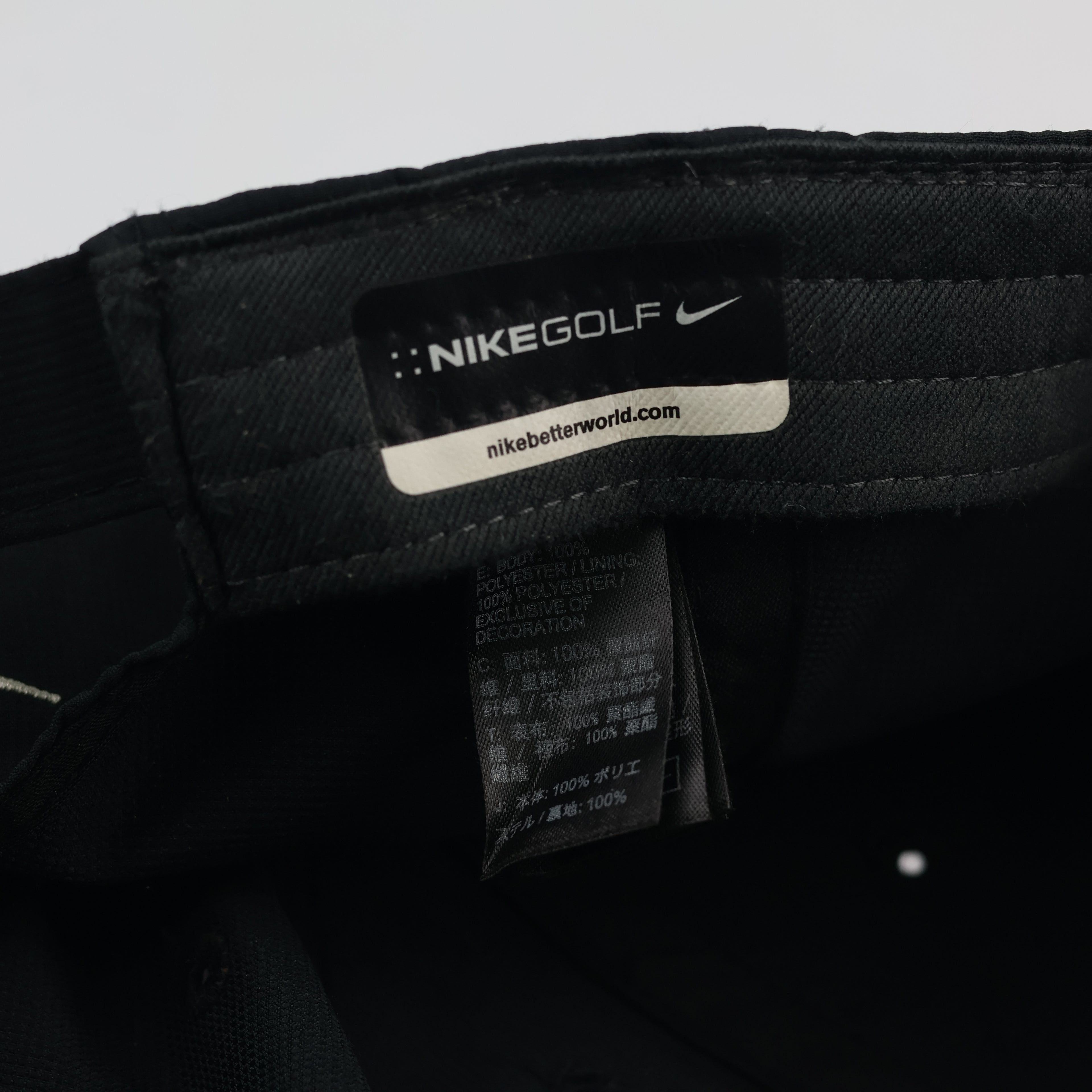 Nike Golf Embroidered Performance Thrifted Hat - Activewear Black - 56-58cm