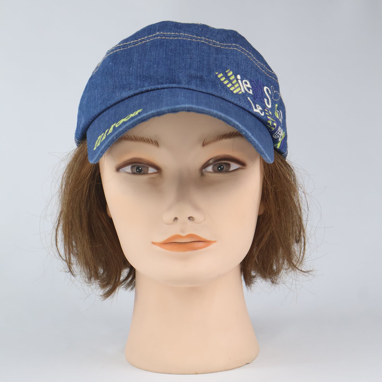 ELLE Golf Denim Military Style Hat