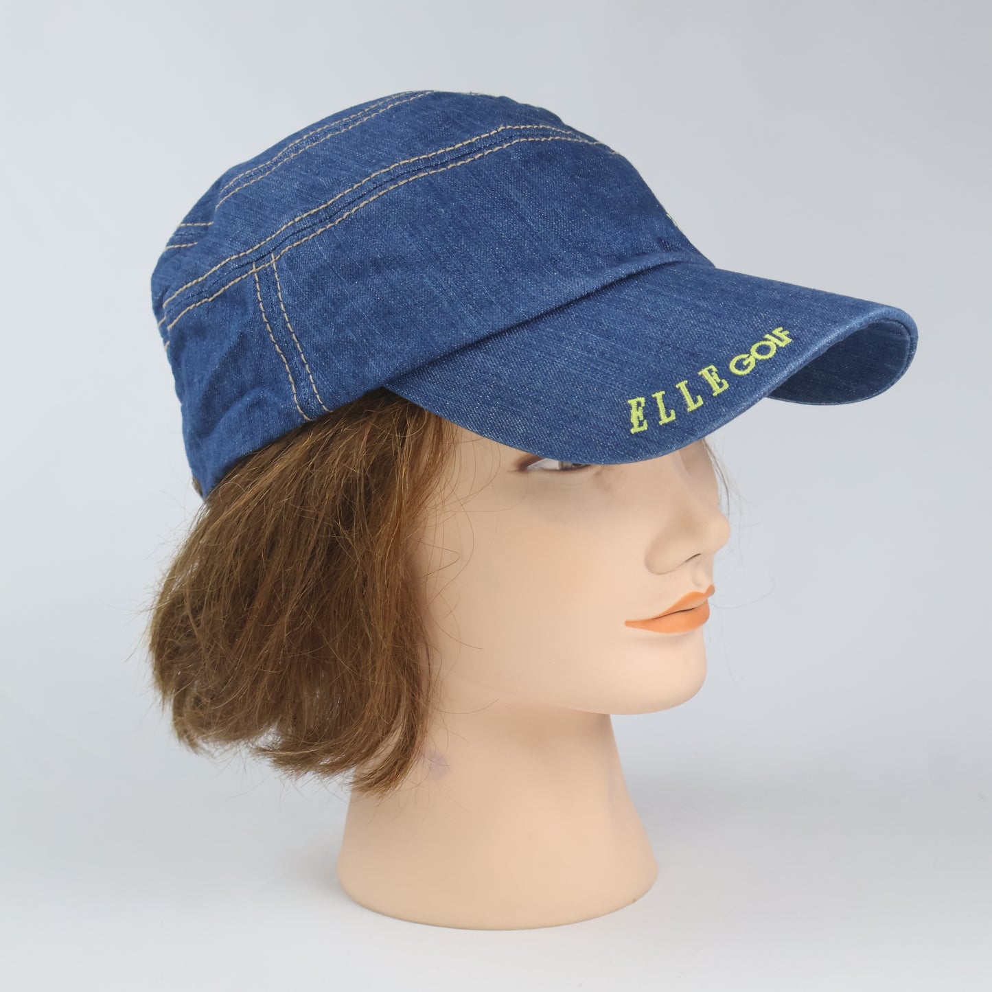 ELLE Golf Denim Military Style Hat