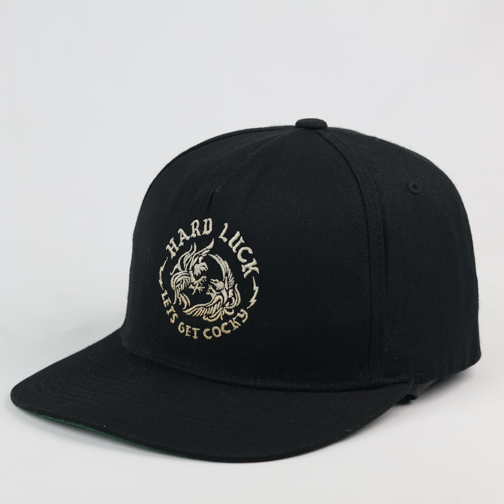Hard Luck Skateboards Embroidered Cap – Black / Green