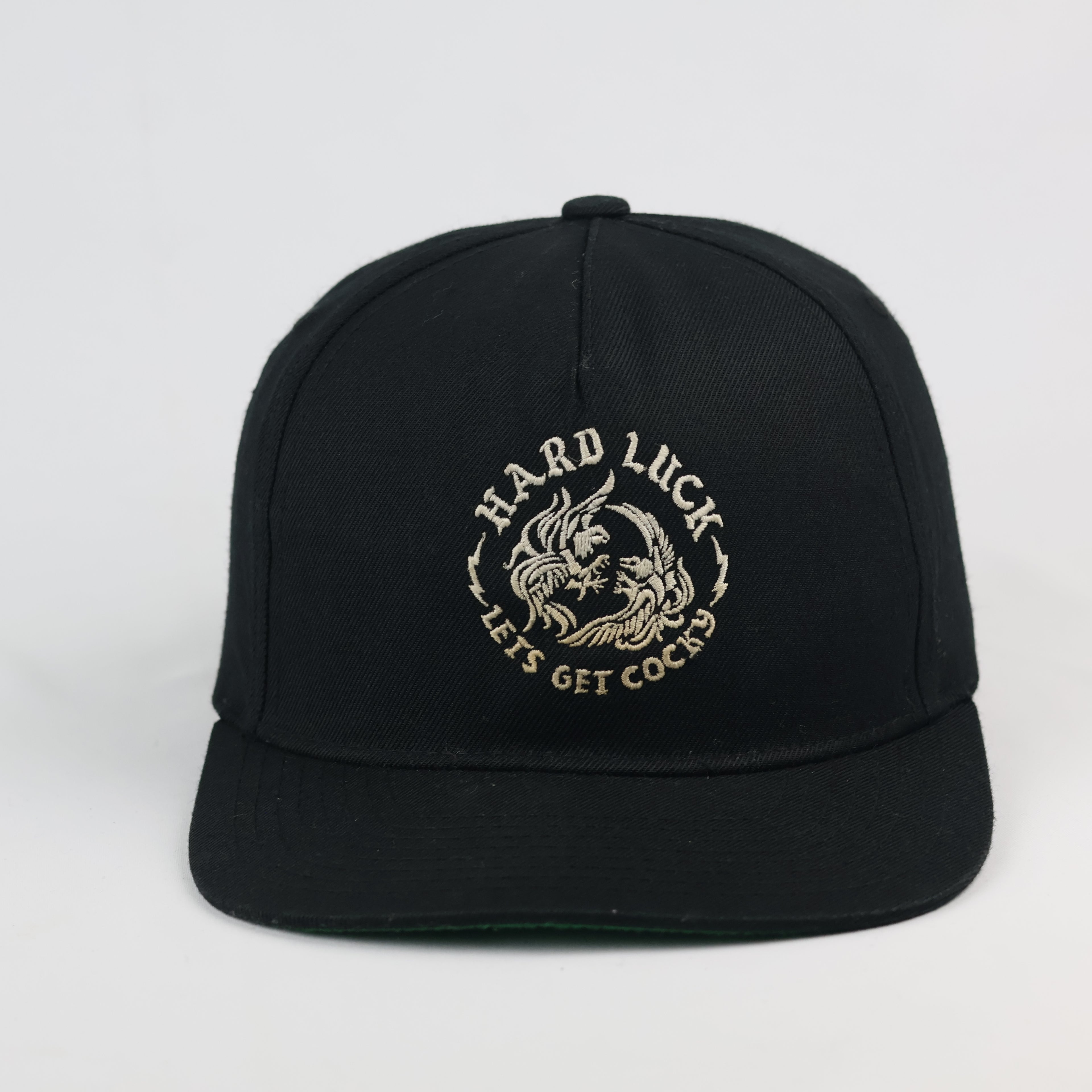 Hard Luck Skateboards Embroidered Cap – Black / Green