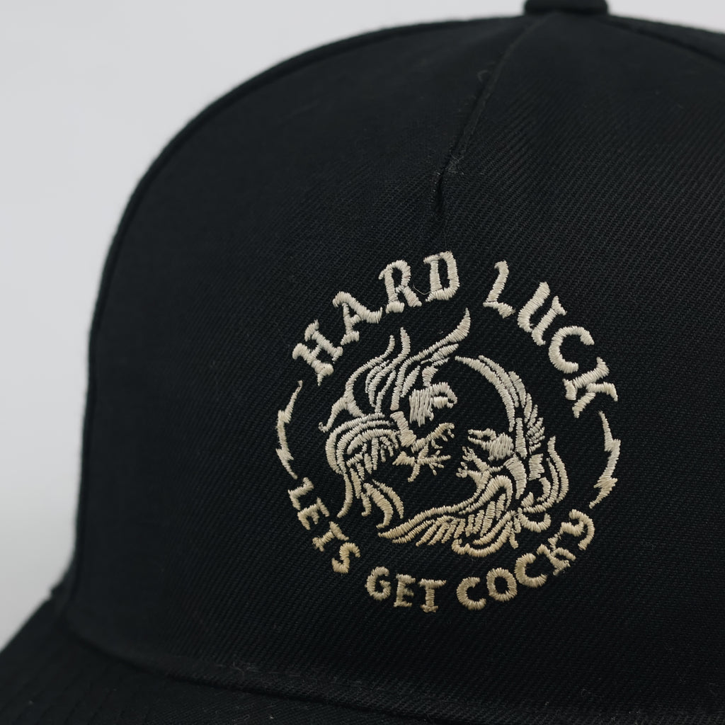 Hard Luck Skateboards Embroidered Cap – Black / Green