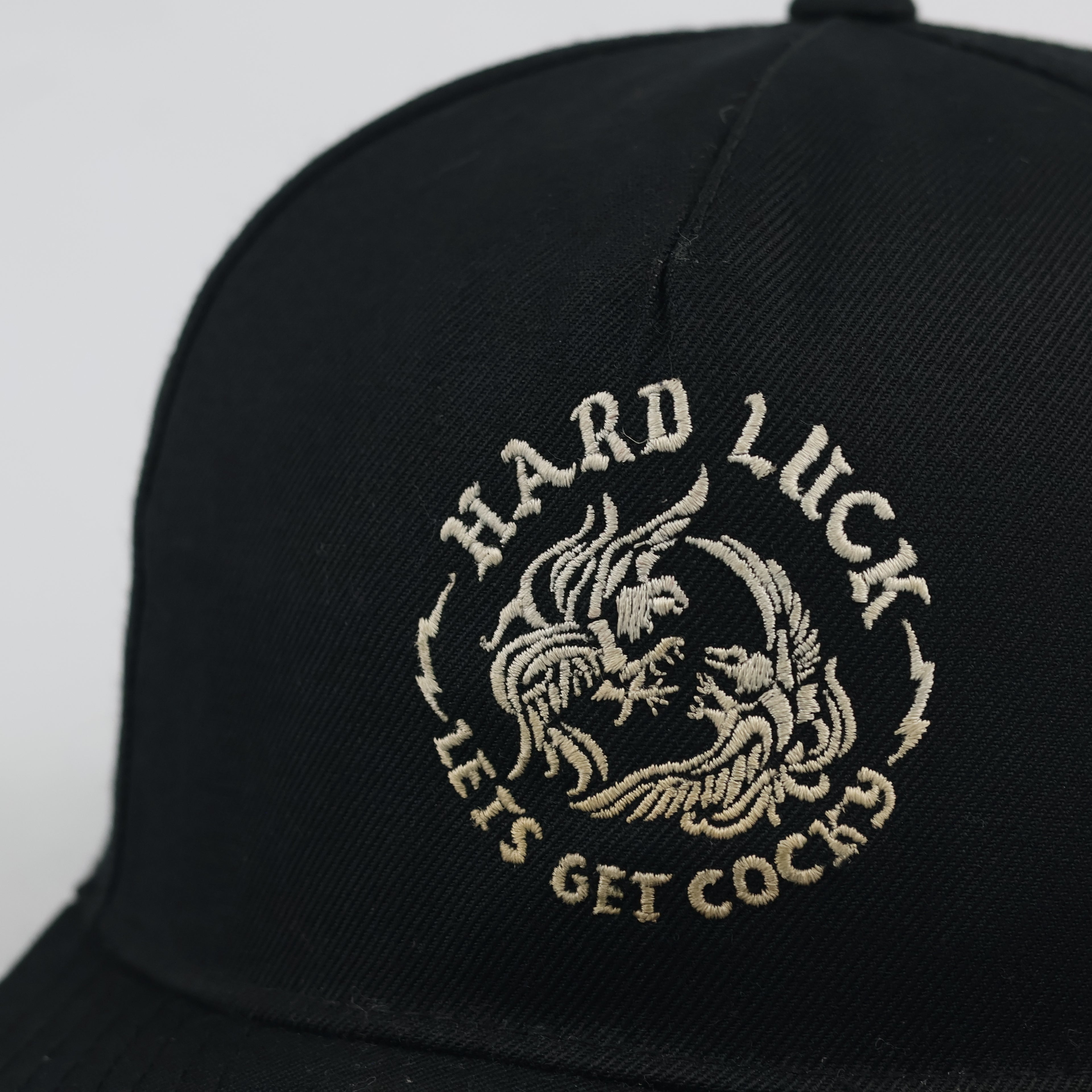 Hard Luck Skateboards Embroidered Cap – Black / Green