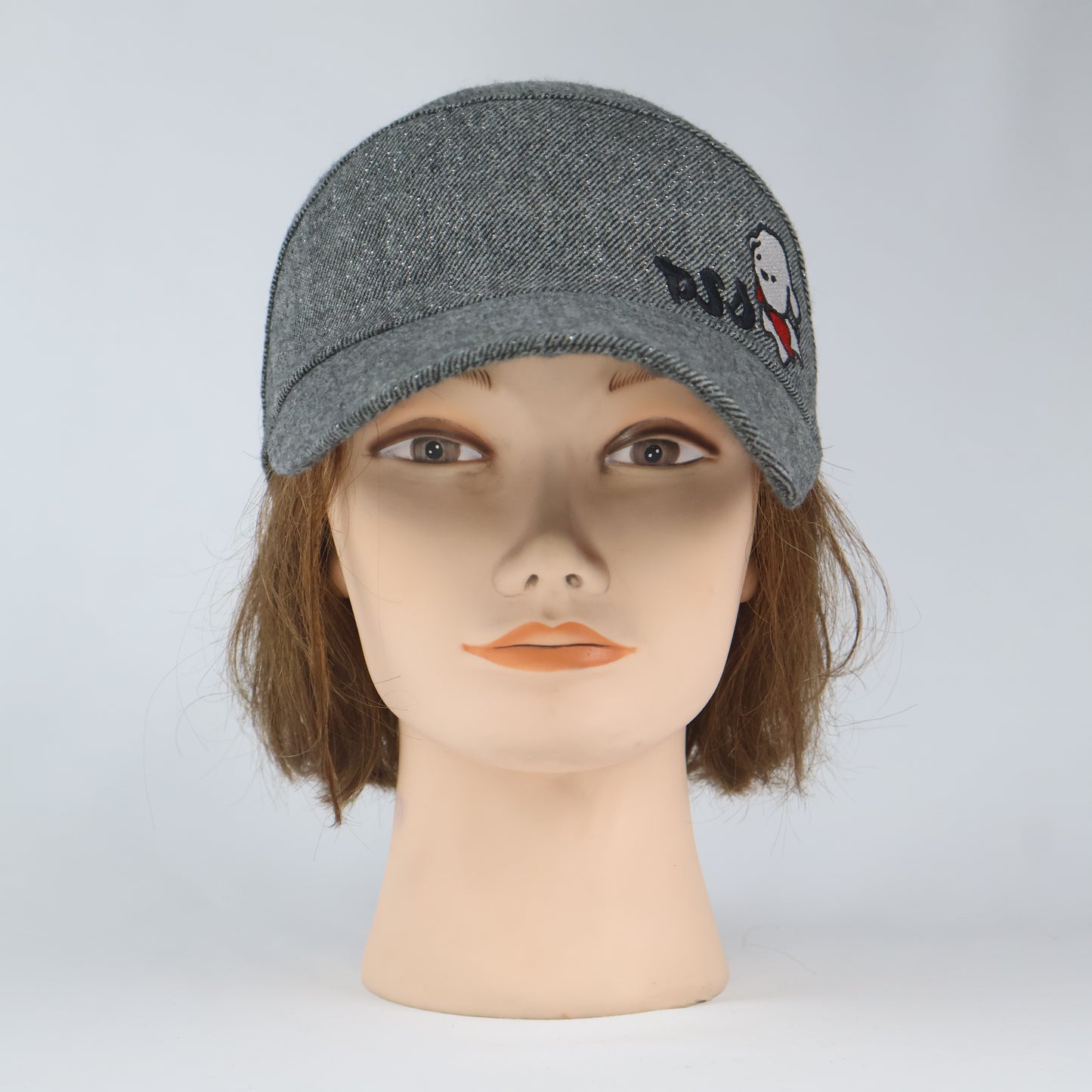 Passardi Korean Brand Sparkly Wool-Blend Fitted Cap (56cm)