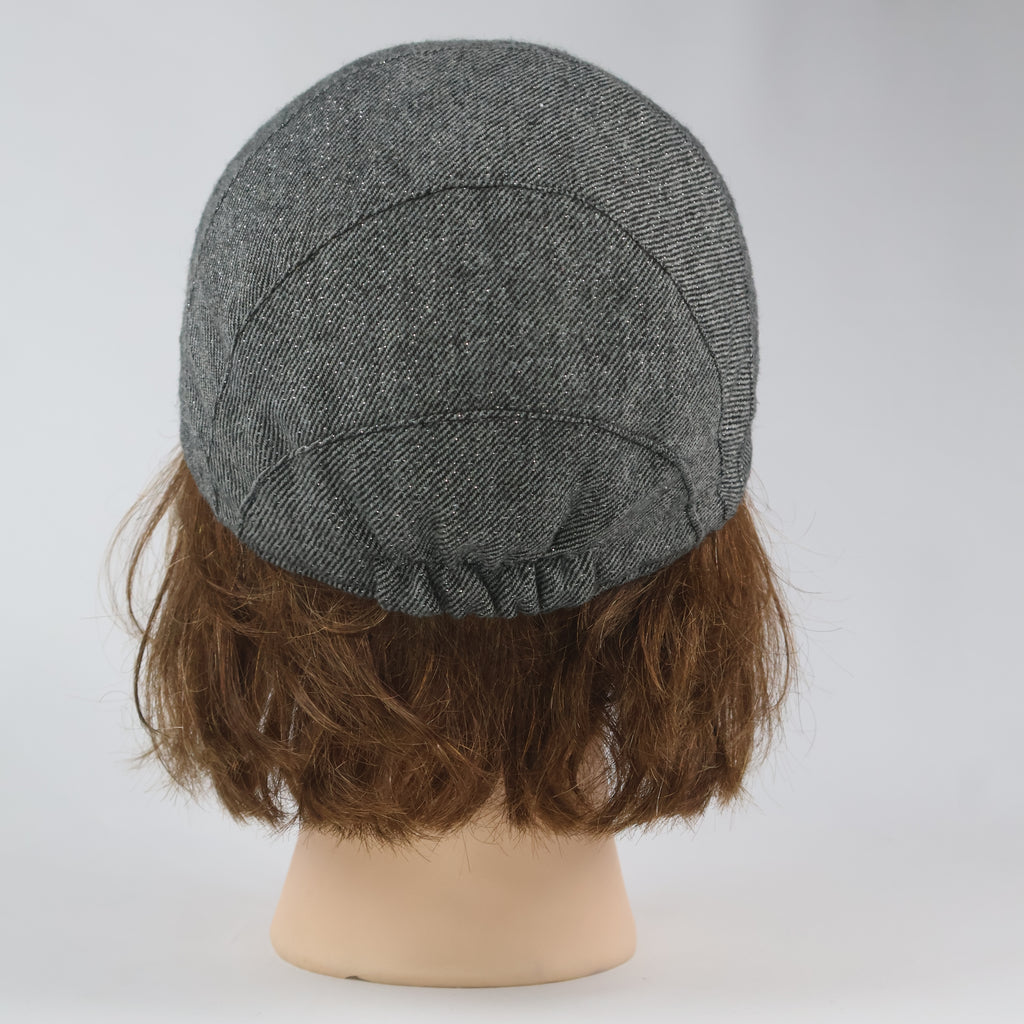Passardi Korean Brand Sparkly Wool-Blend Fitted Cap (56cm)