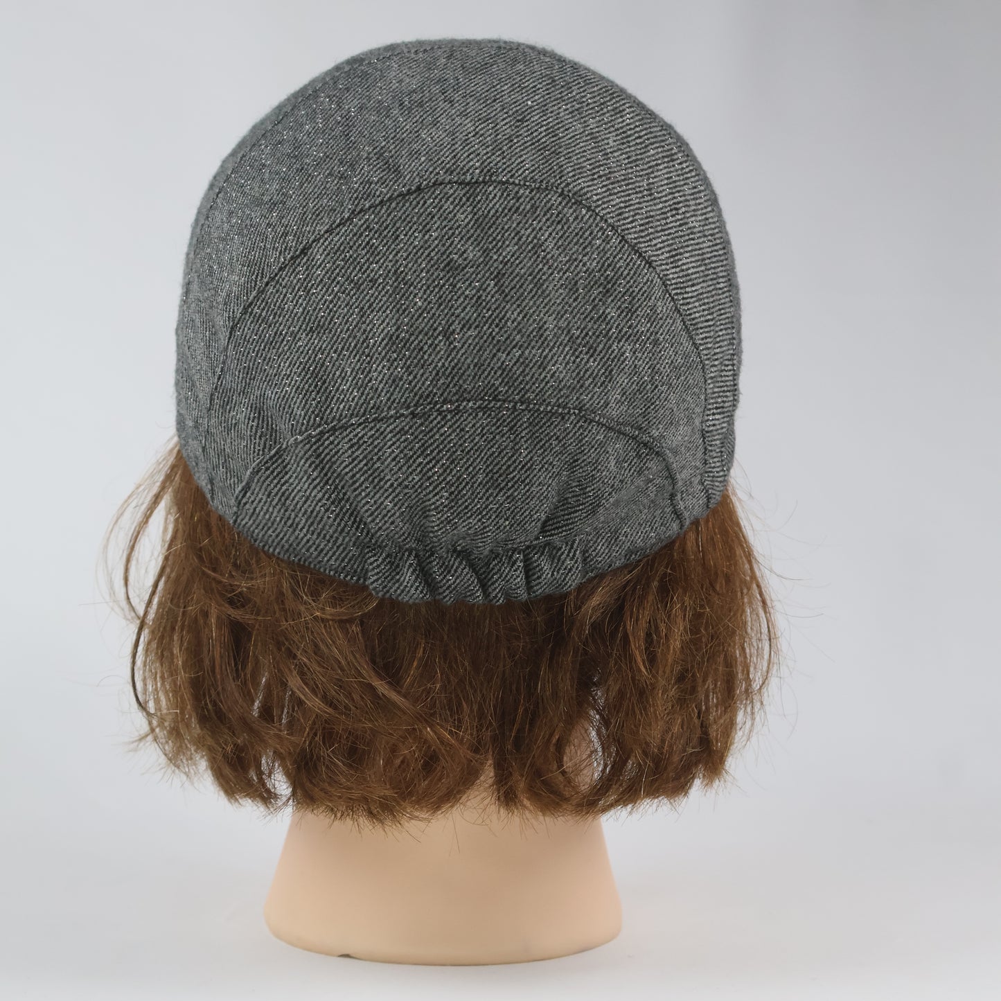 Passardi Korean Brand Sparkly Wool-Blend Fitted Cap (56cm)