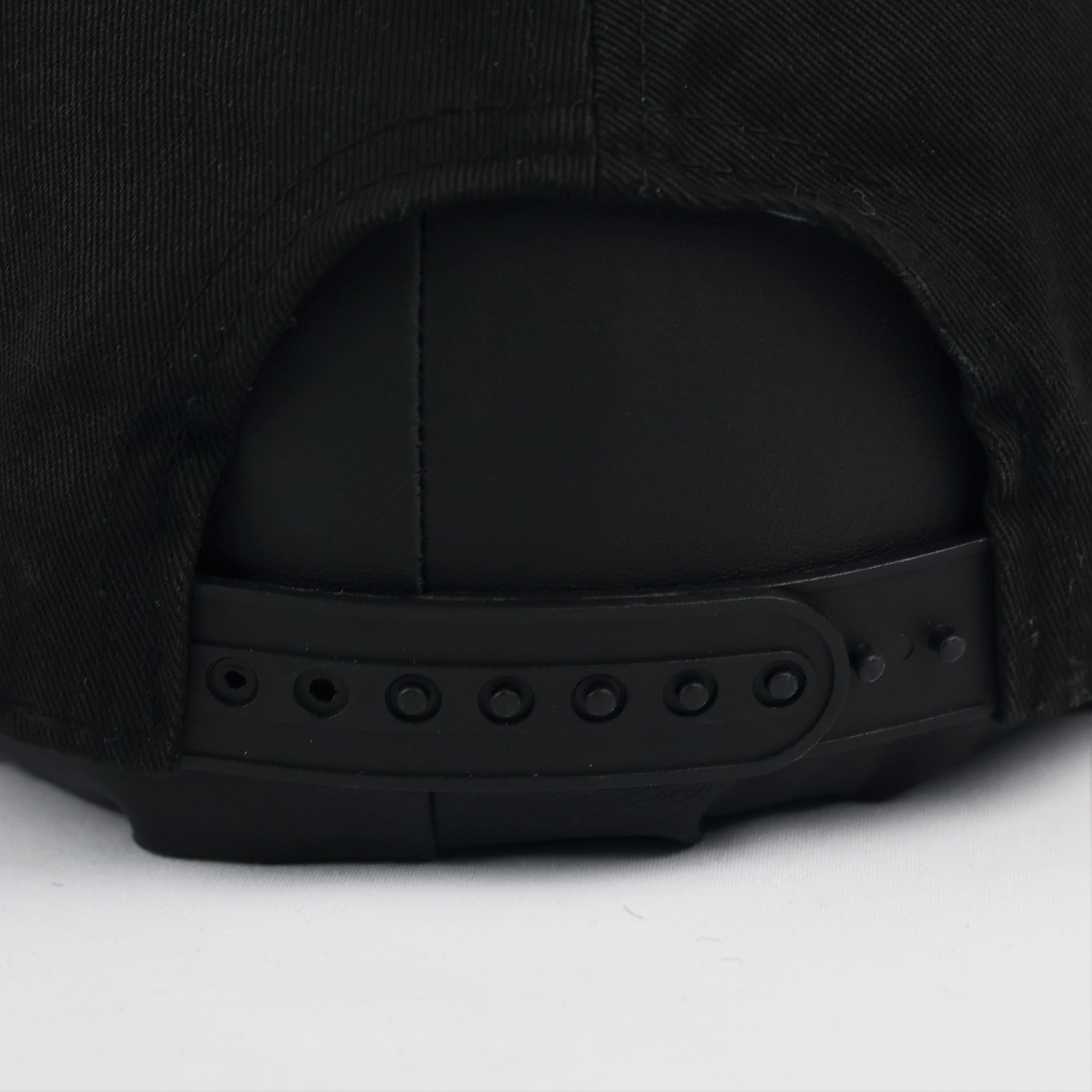 Vintage Soulbuddy Flat Brim Snapback - Black Canvas & Suede