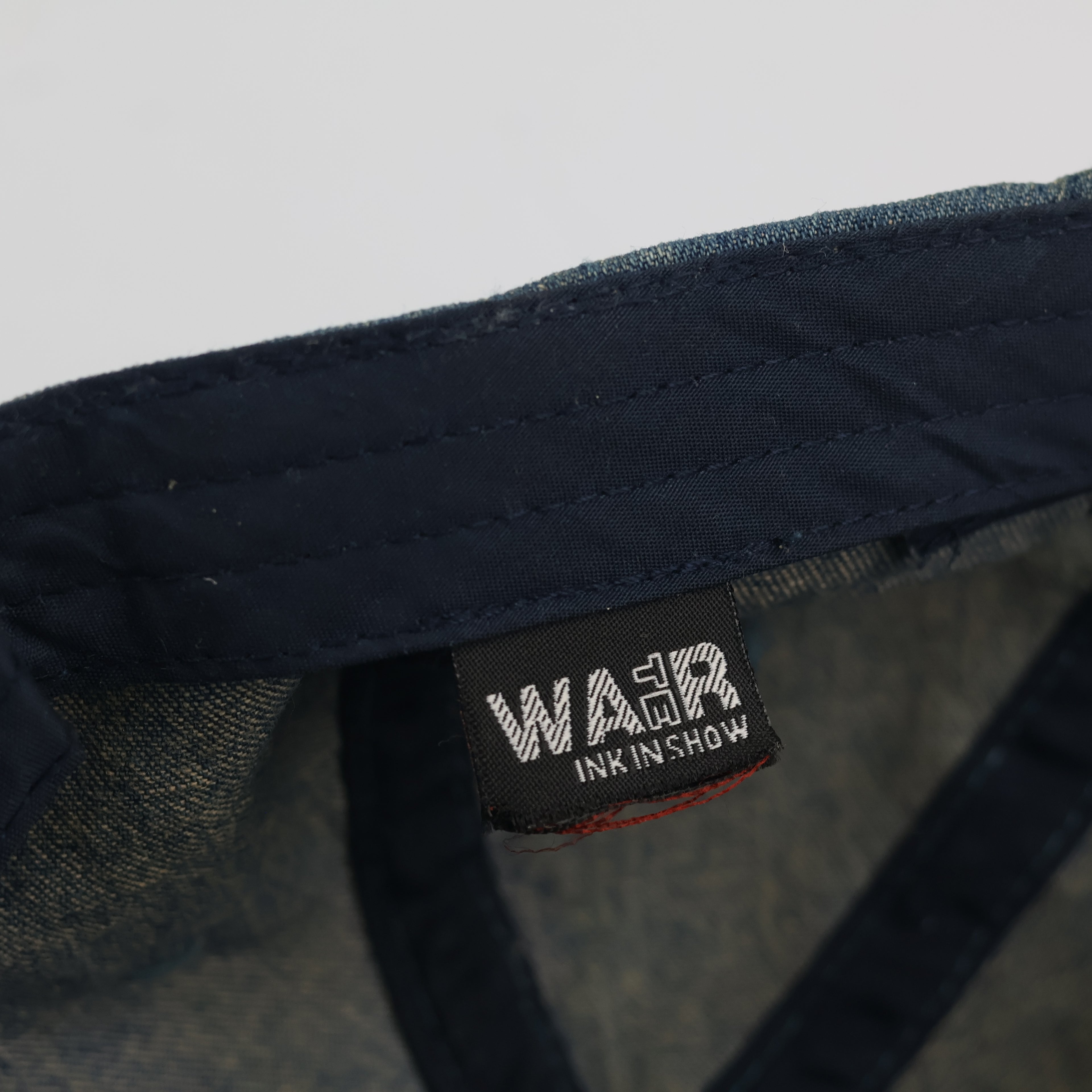 Vintage Acid Wash Denim Cap – "CAPACPTY" Graphic