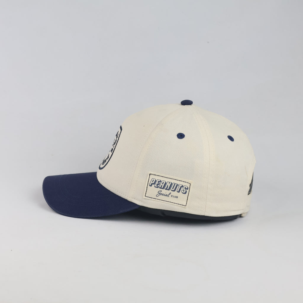 Thrifted Peanuts Social Club Snoopy Two-Tone Baseball Cap | 10203