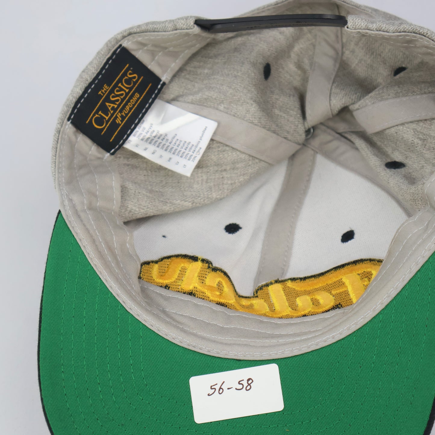 Yupoong Classics "Falcon" Green Bottom Snapback