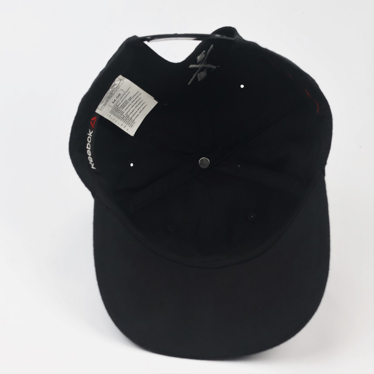 Vintage Reebok "Attitude Is Everything" Thrifted Snapback - Black | Size M-58