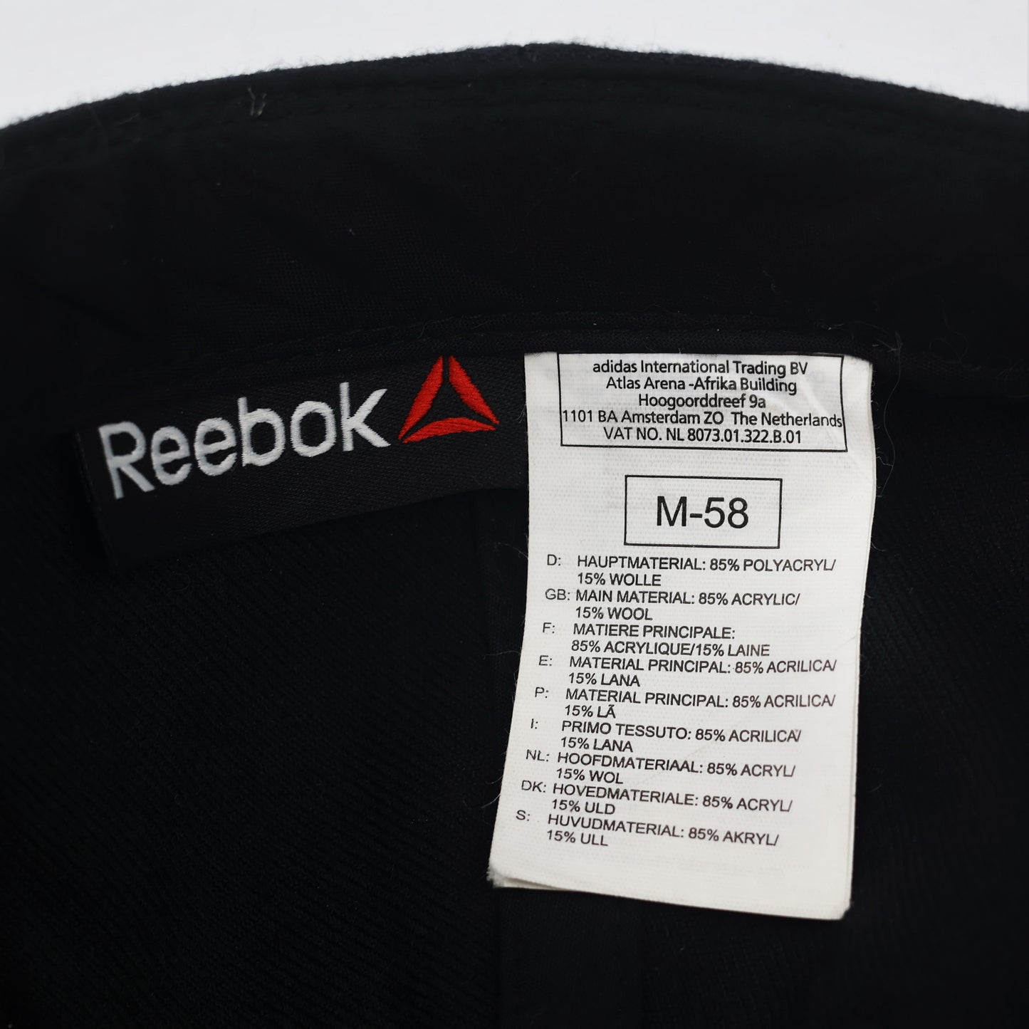 Vintage Reebok "Attitude Is Everything" Thrifted Snapback - Black | Size M-58