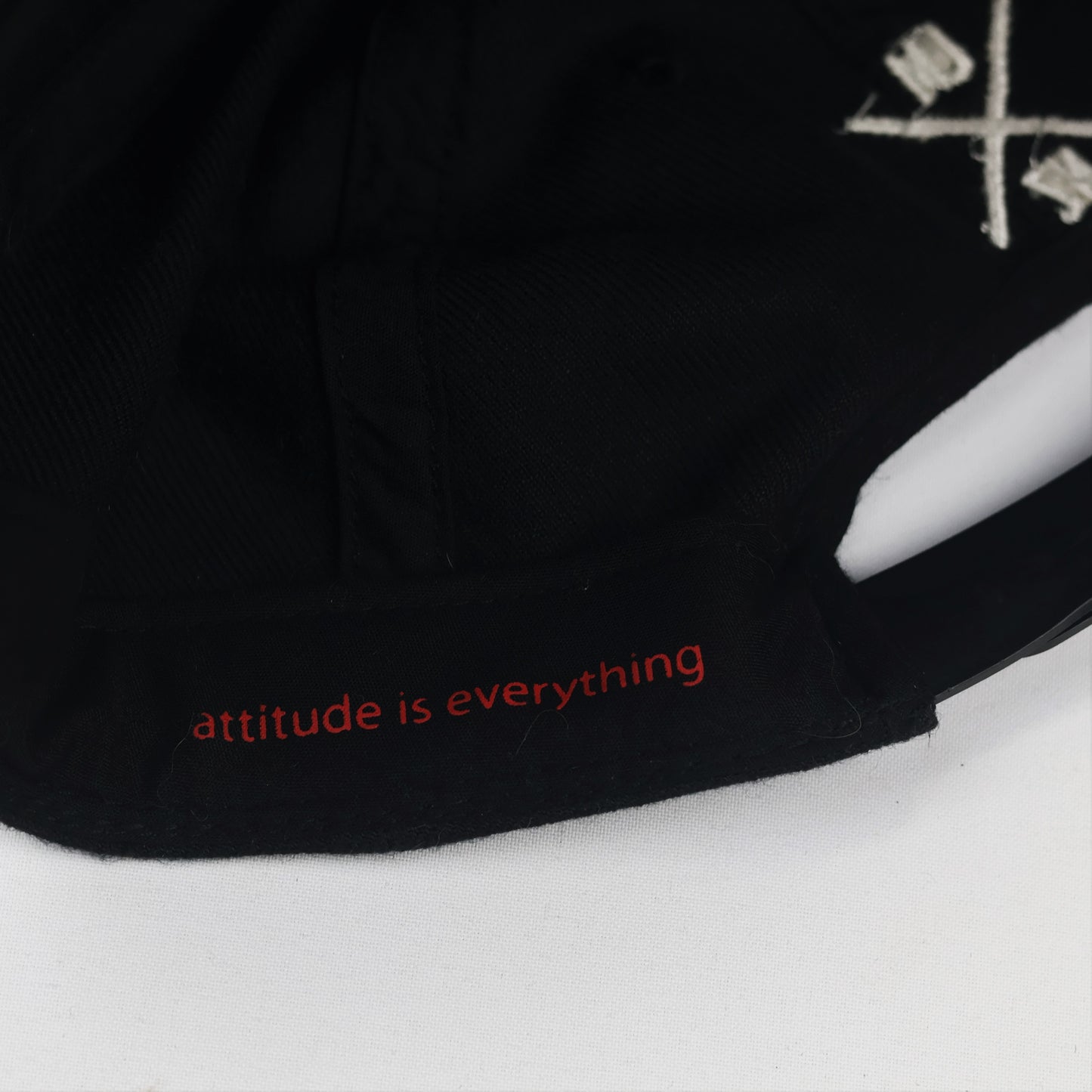 Vintage Reebok "Attitude Is Everything" Thrifted Snapback - Black | Size M-58