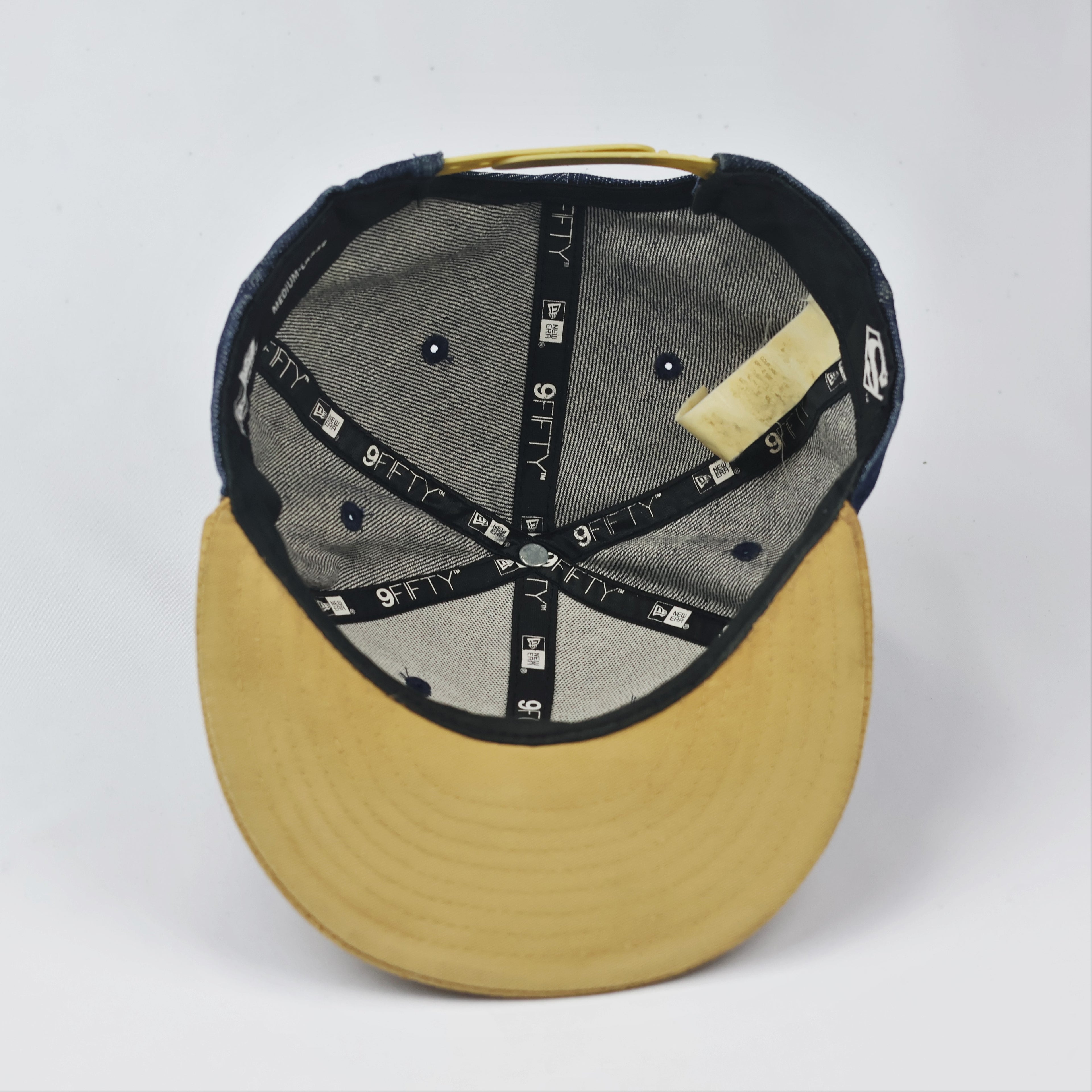 Vintage Superman DC Comics New Era Thrifted Snapback - Blue Denim & Tan Contrast