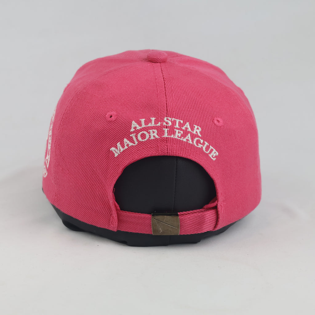 Thrifted Hot Pink All Star Major League Embroidered Cap | 10200