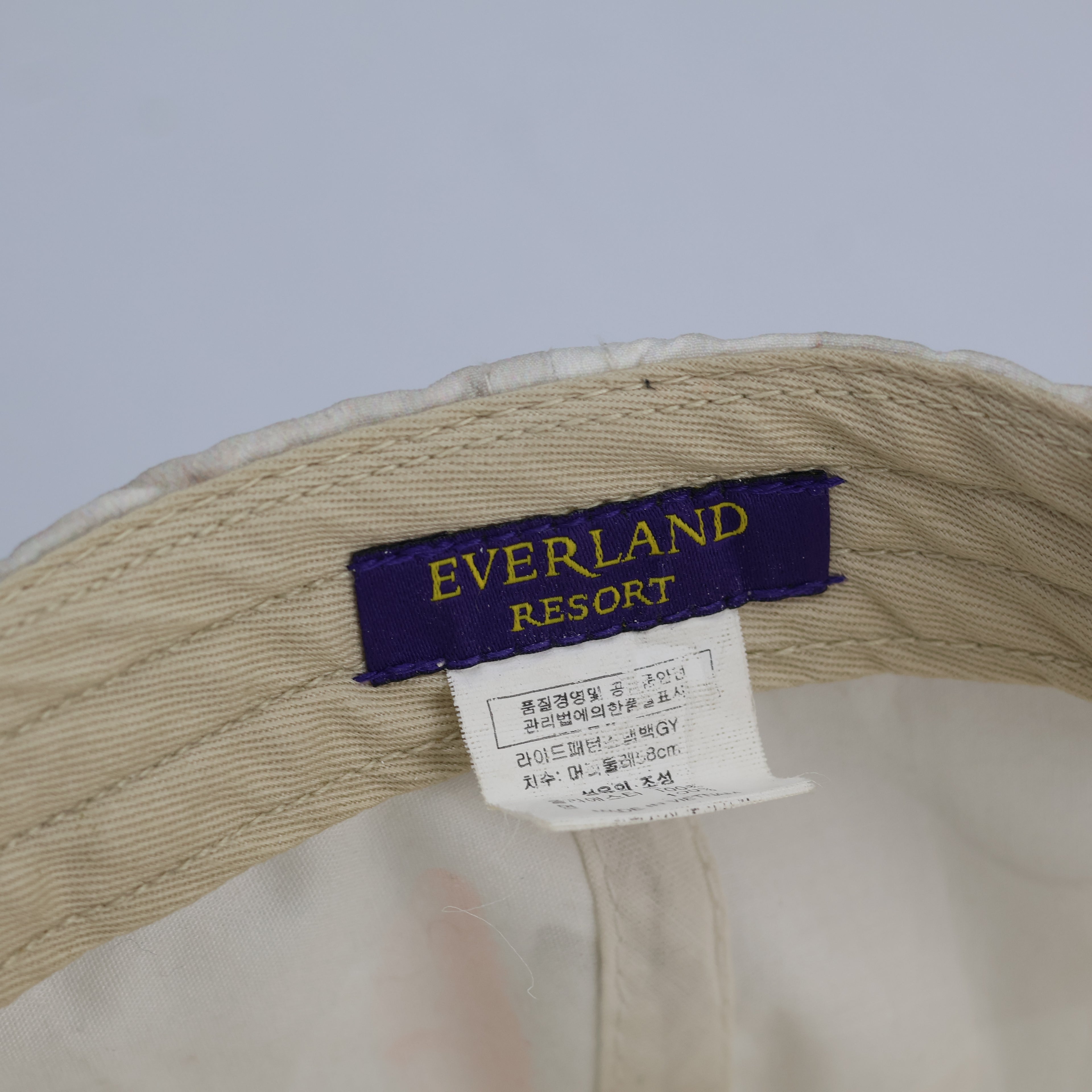 Vintage Floral Cream & Pink Brim Streetwear Snapback Cap