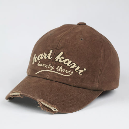 Official Karl Kani Vintage Distressed Cap - Brown