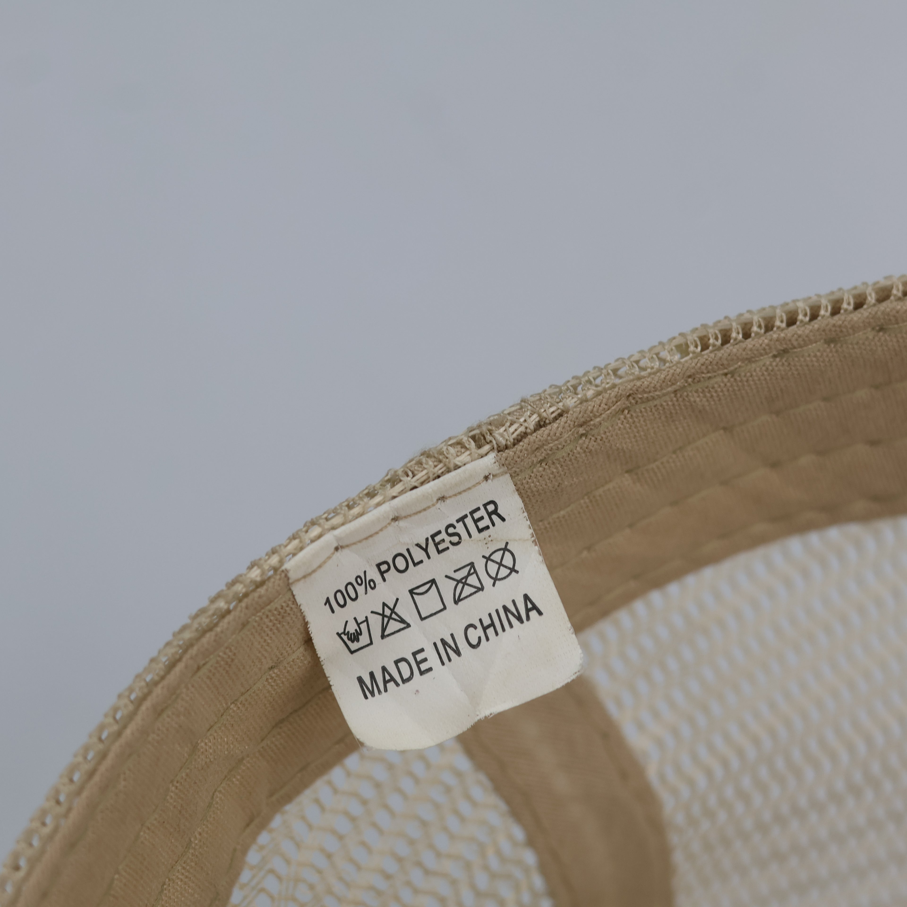 Ediko Embroidered Leather Patch Mesh Trucker Cap