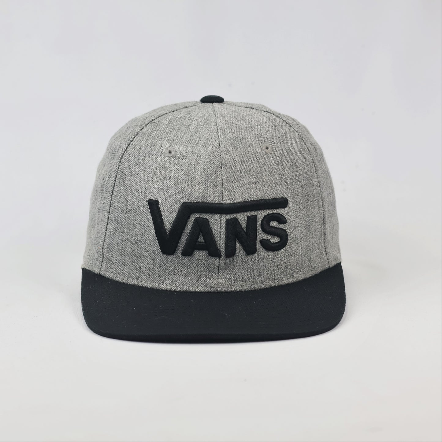 Vintage Vans Embroidered Logo Snapback Thrifted Hat - Streetwear Aesthetic