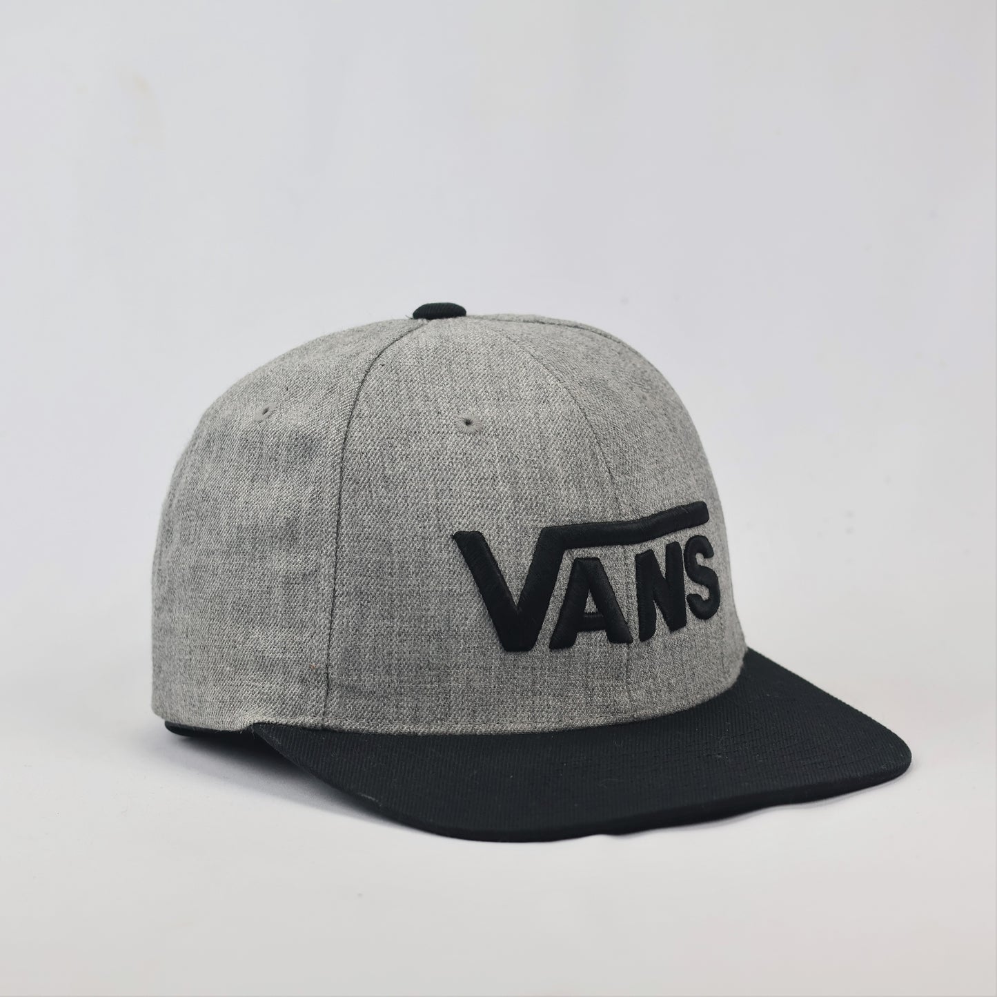 Vintage Vans Embroidered Logo Snapback Thrifted Hat - Streetwear Aesthetic