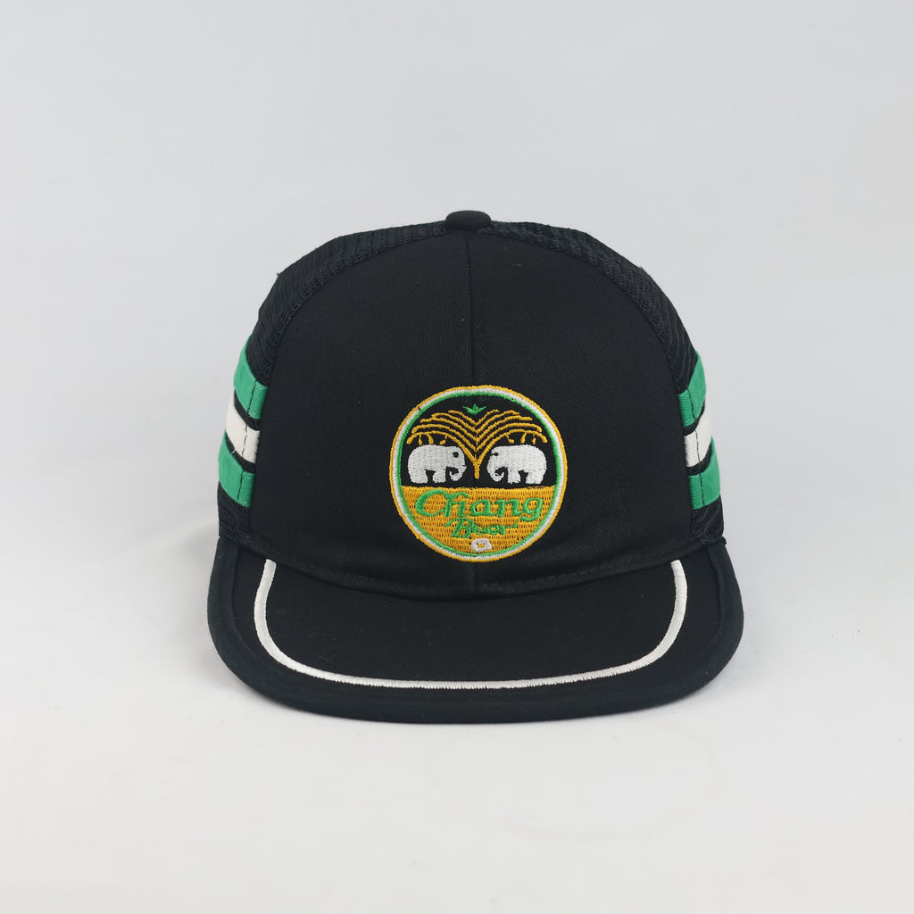 Thrifted Chang Beer Thailand Embroidered Snapback Cap | 10202