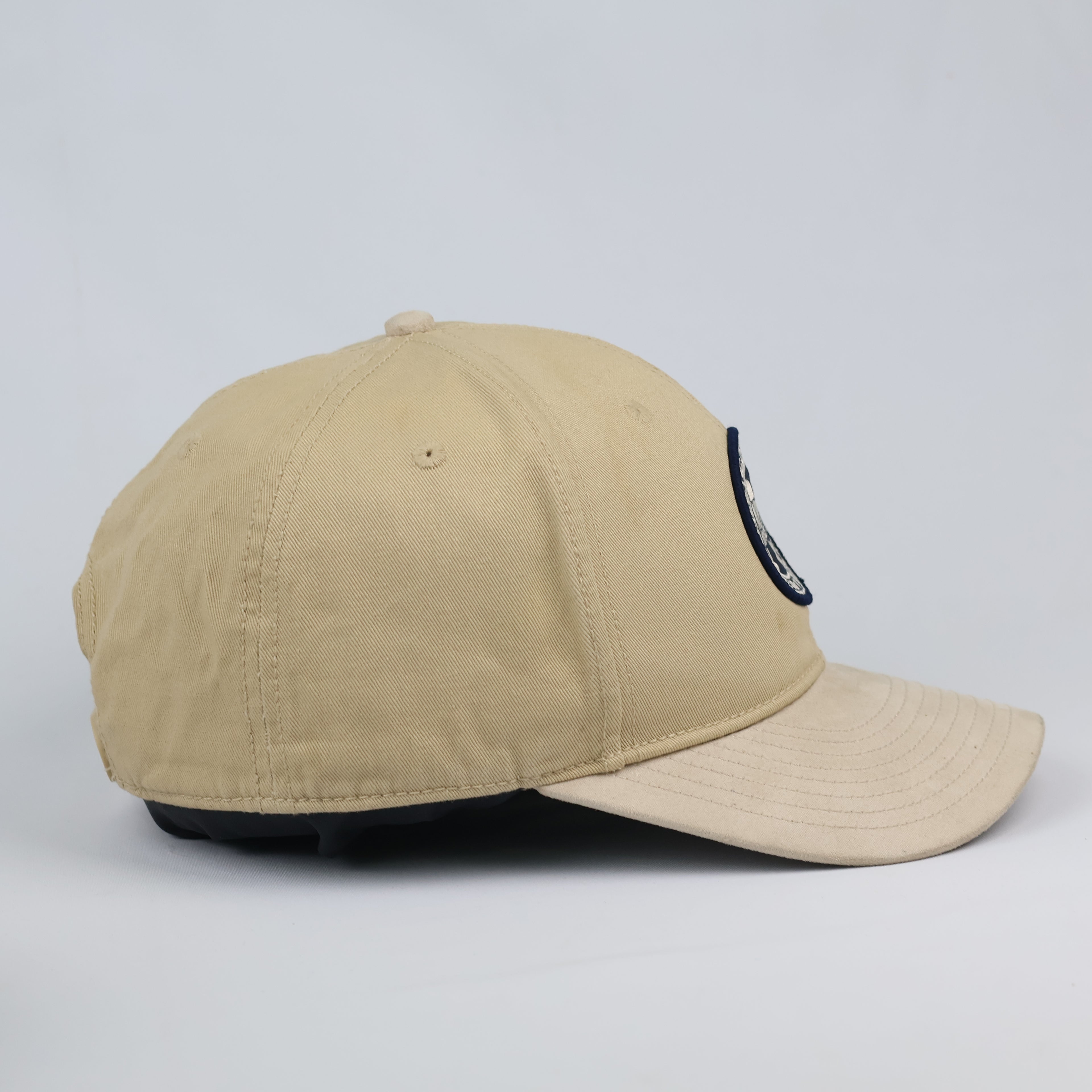 H&M Men NYC District Patch Khaki Thrifted Baseball Cap
