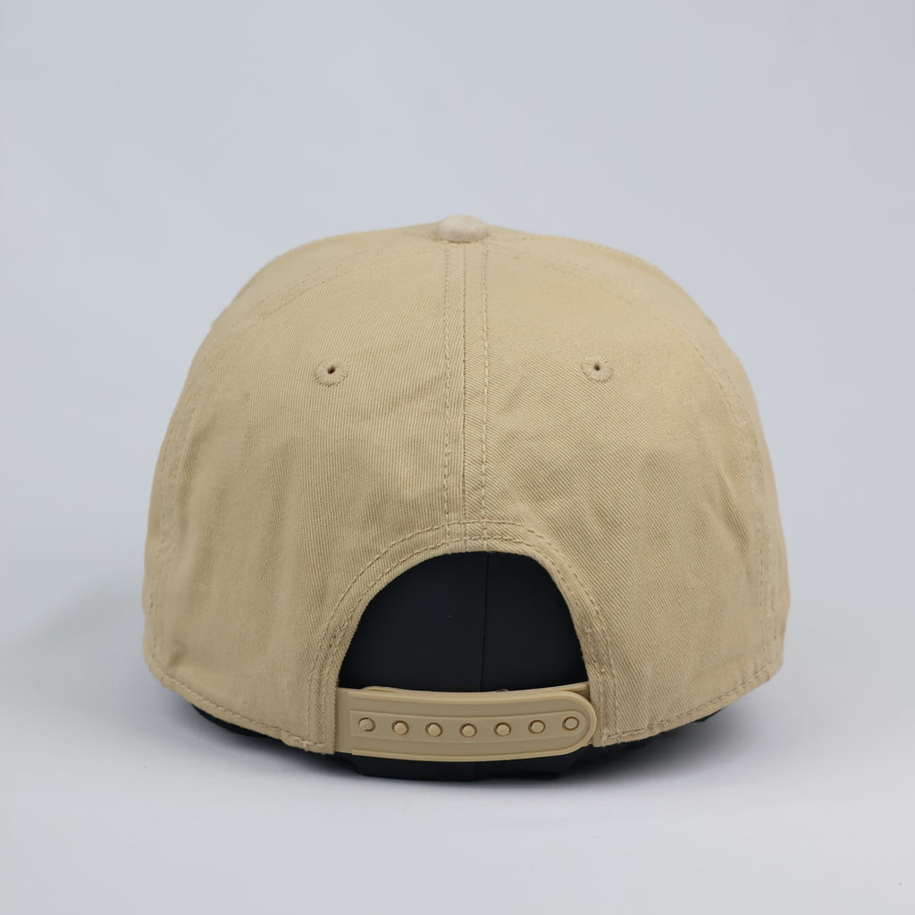 H&M Men NYC District Patch Khaki Thrifted Baseball Cap