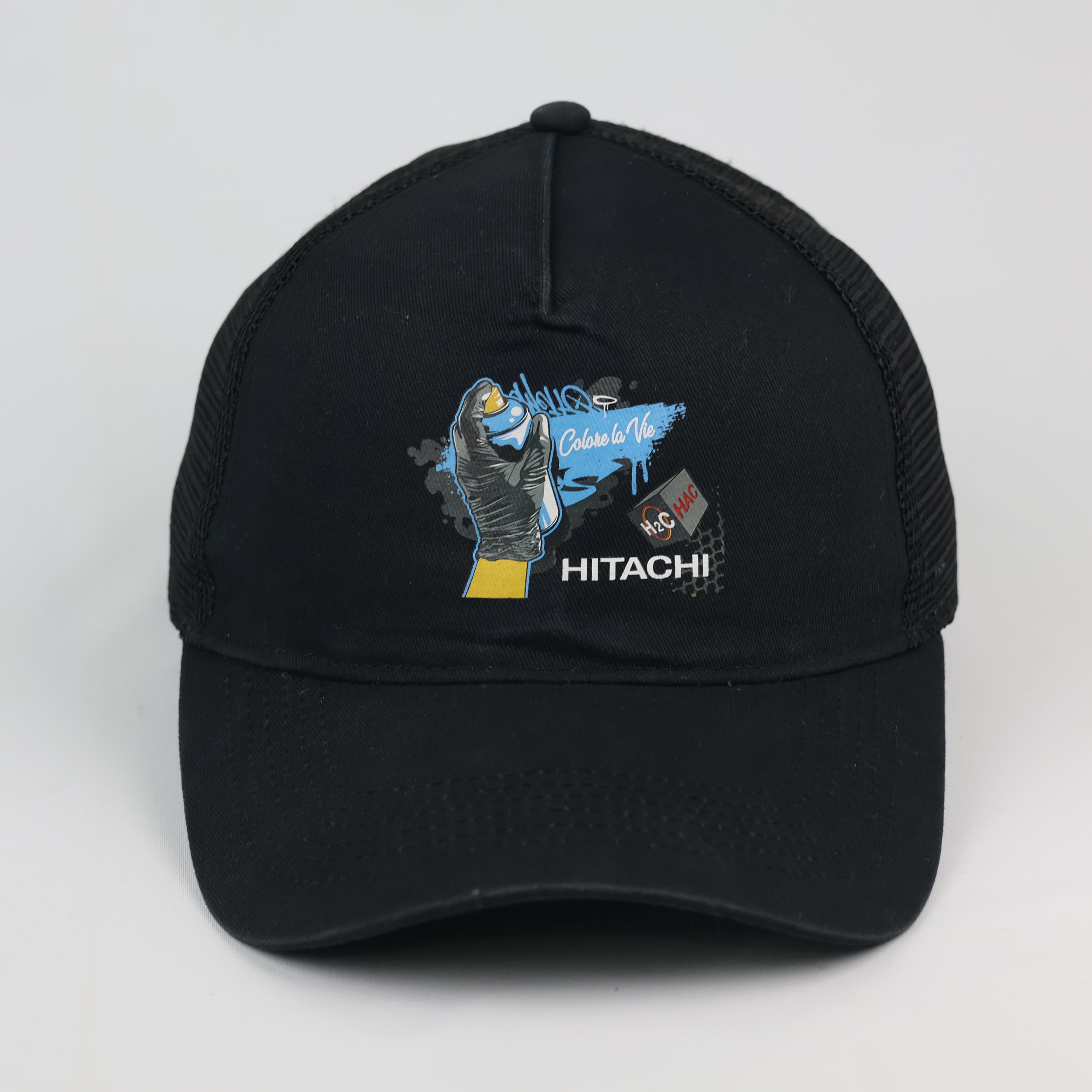 Beechfield Hitachi Colore la Vie Black Trucker Hat