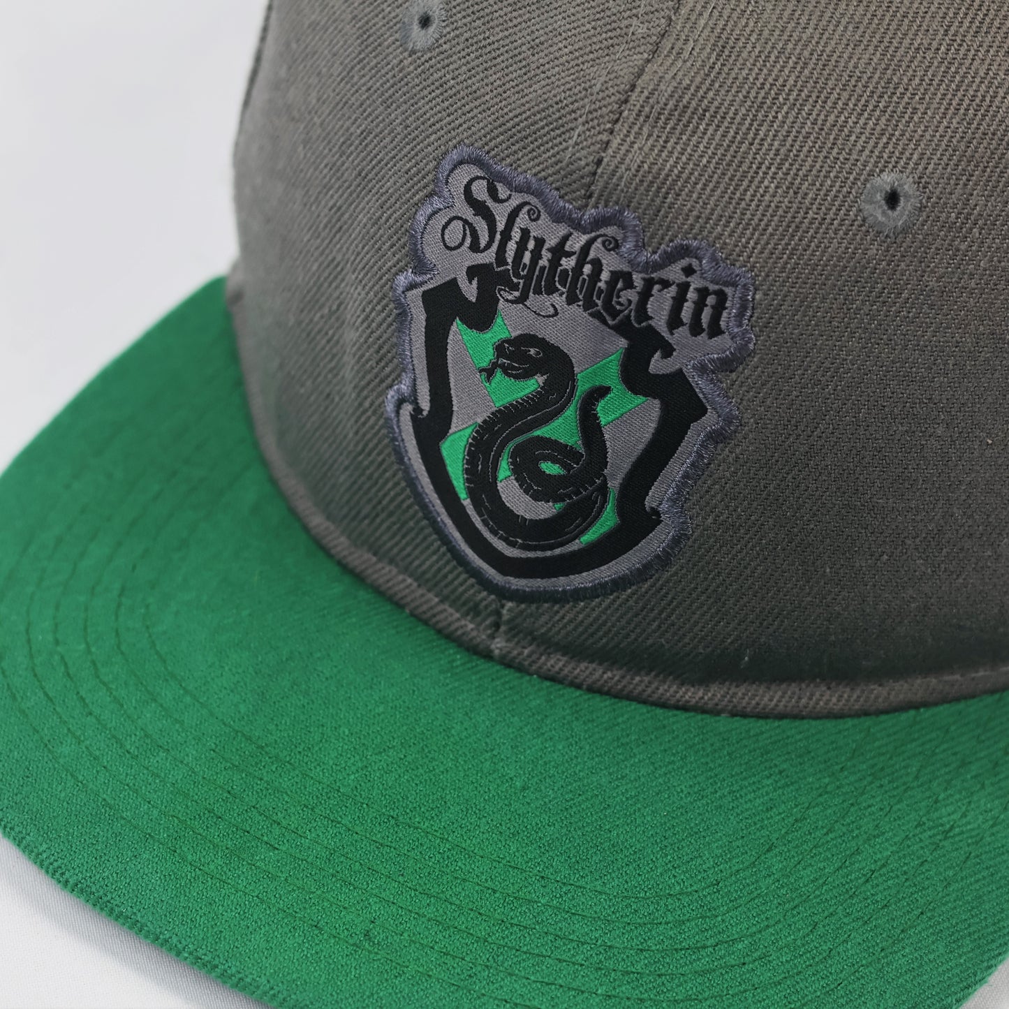 Thrifted Slytherin House Embroidered Thrifted Hat