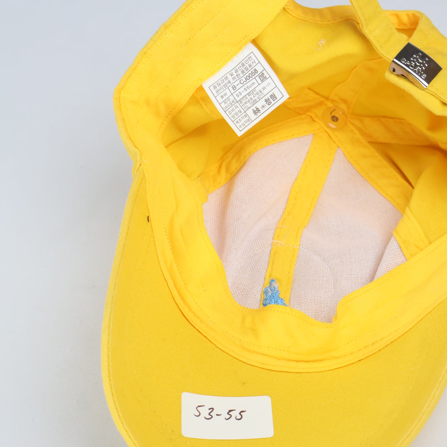 Korean Brand PURUMI Yellow Baseball Cap (53-55cm)