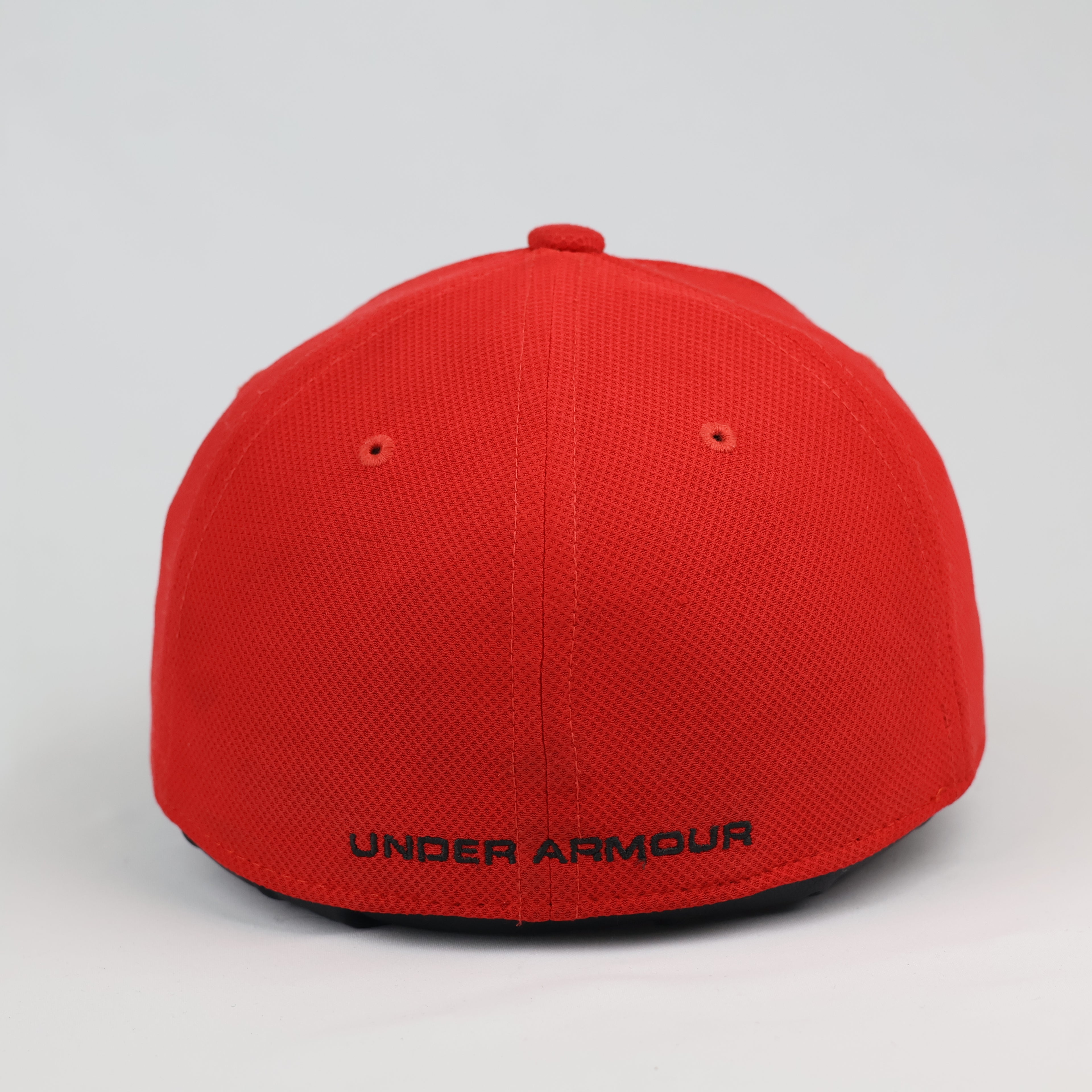 Under Armour Kids Red Tech Textured Adjustable Baseball Thrifted Hat