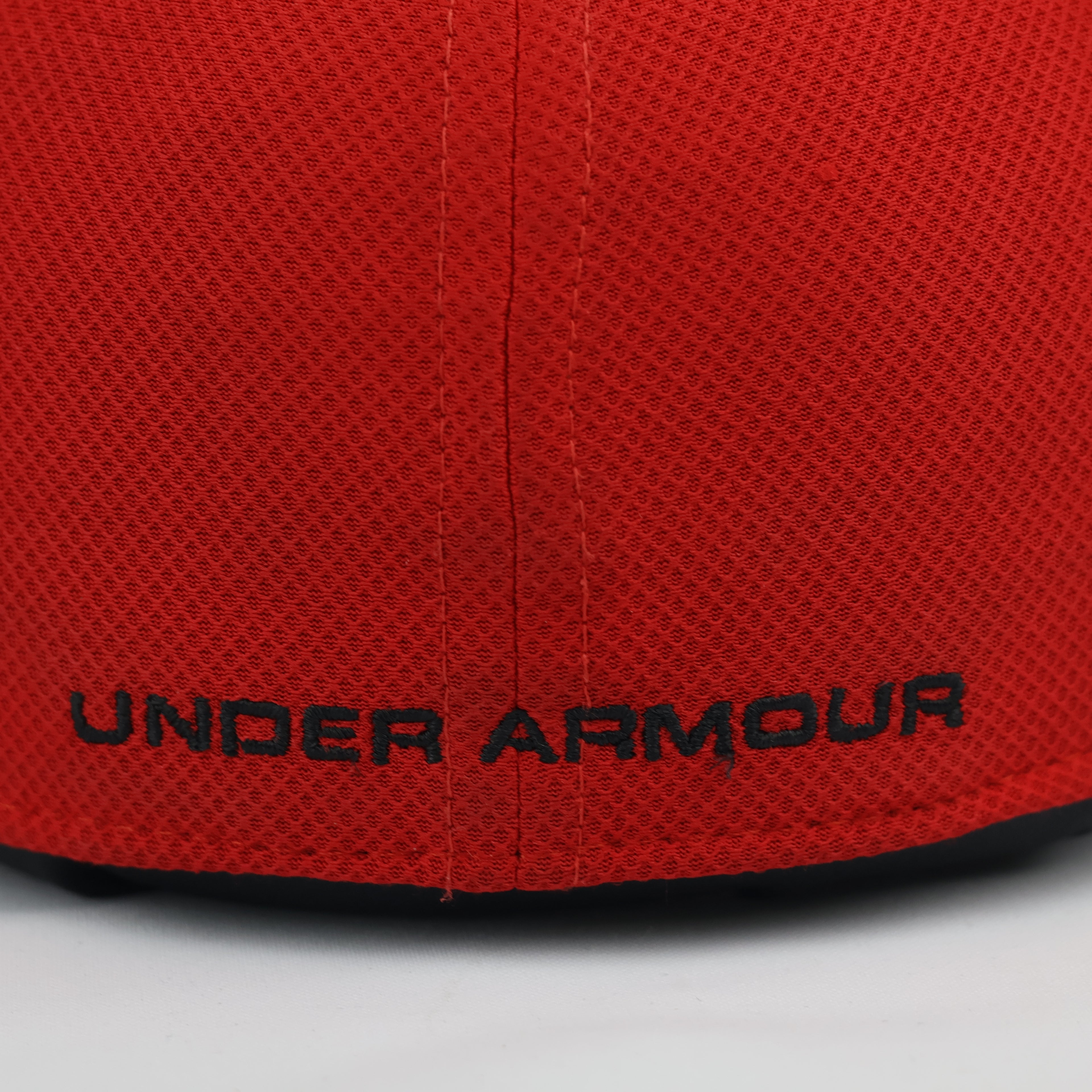 Under Armour Kids Red Tech Textured Adjustable Baseball Thrifted Hat