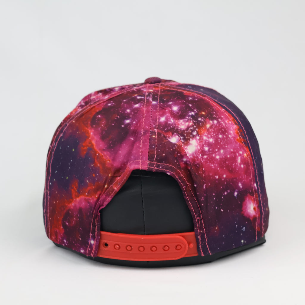 Miami Heat Galaxy Print Snapback Hat Nebula Graphic Cap