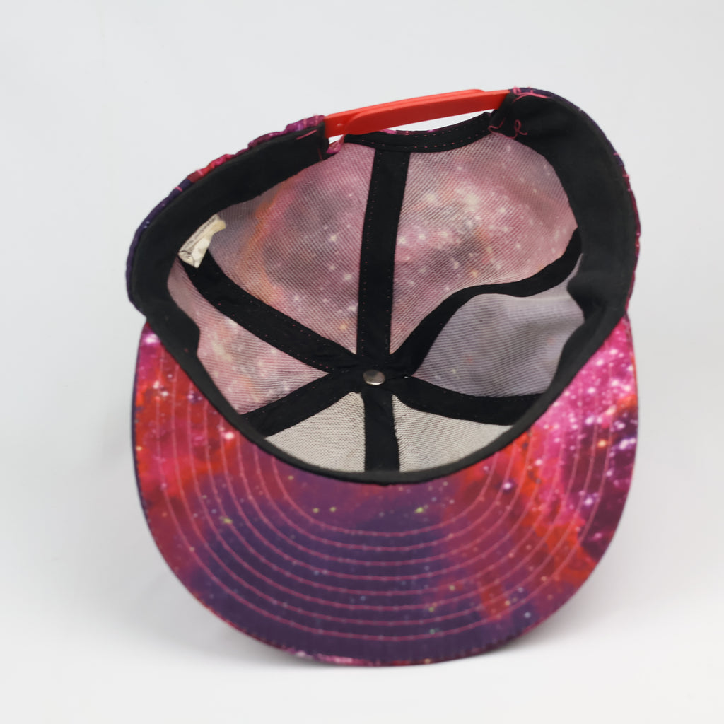 Miami Heat Galaxy Print Snapback Hat Nebula Graphic Cap