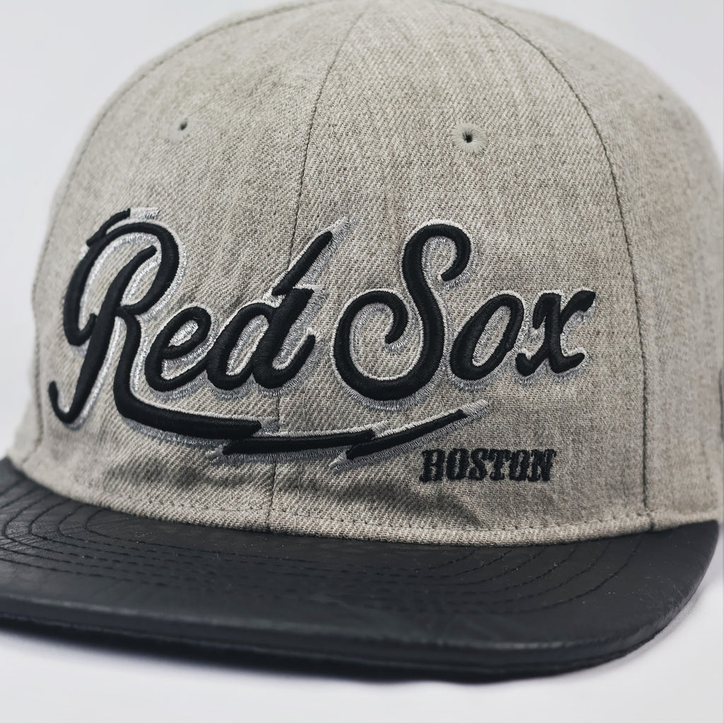 Vintage MLB Boston Red Sox Baseball Cap - Grey & Black