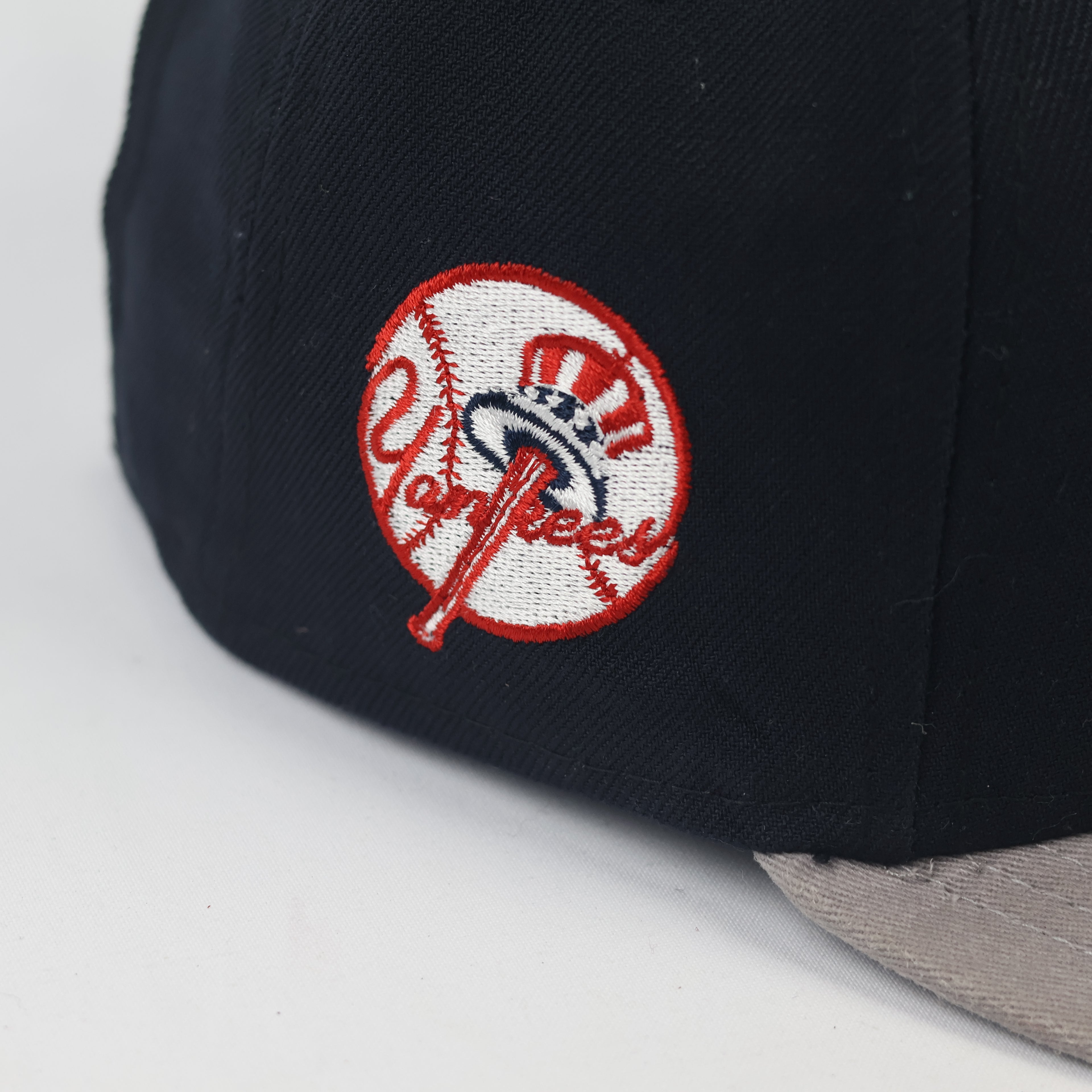 Thrifted New York Yankees MLB Two-Tone Thrifted Hat | Classic Navy Edition