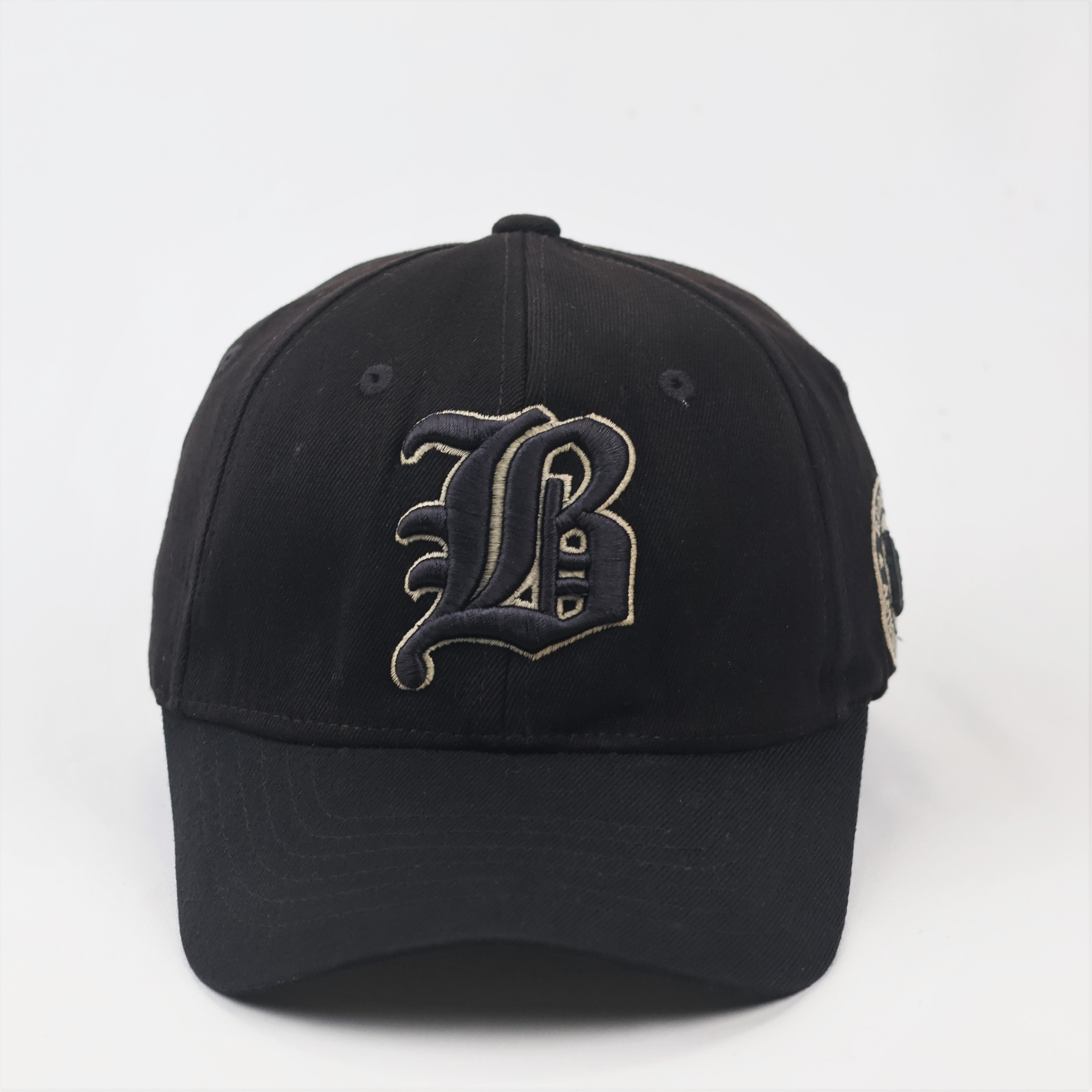Vintage Brooklyn America Sports Thrifted Baseball Cap - Black & Gold