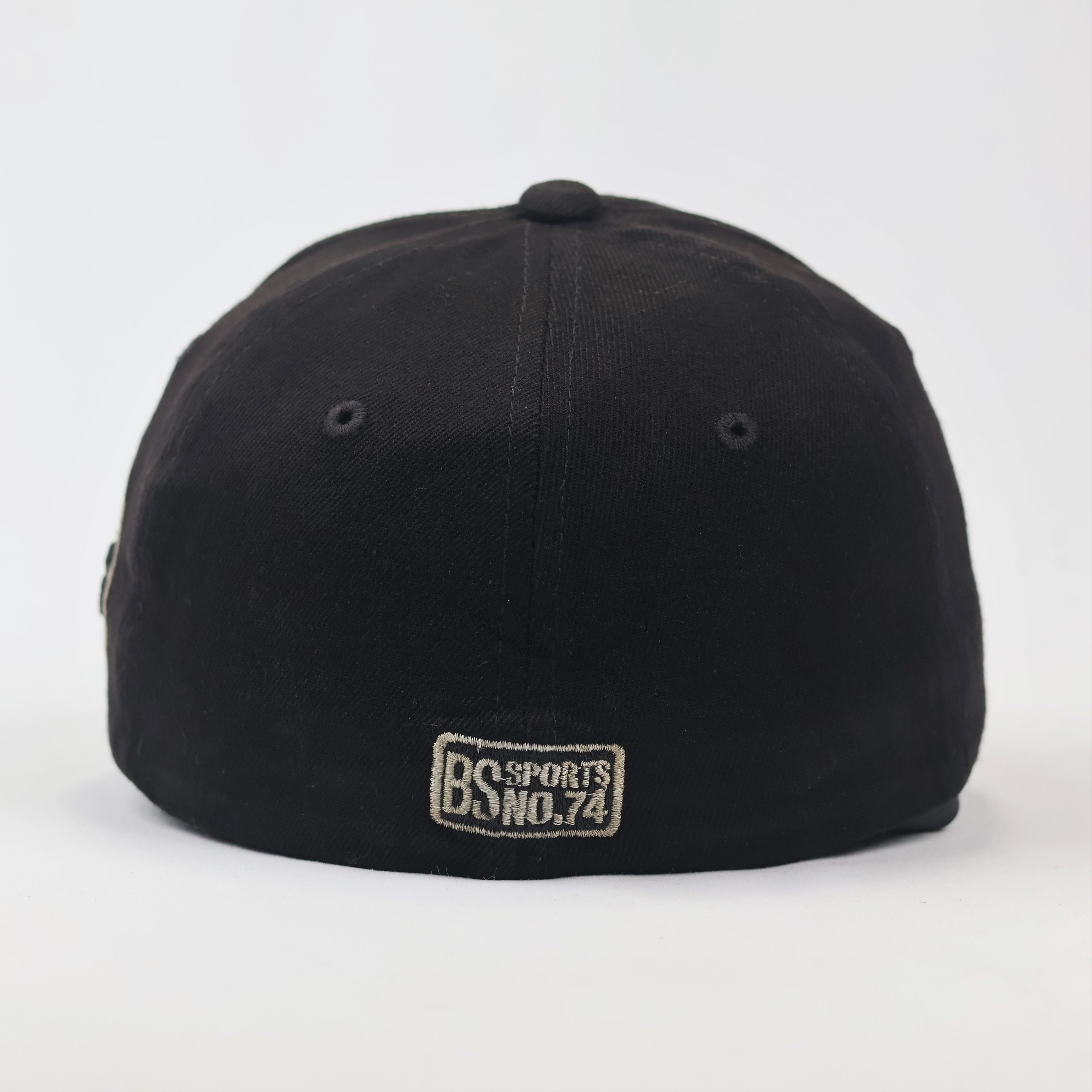 Vintage Brooklyn America Sports Thrifted Baseball Cap - Black & Gold