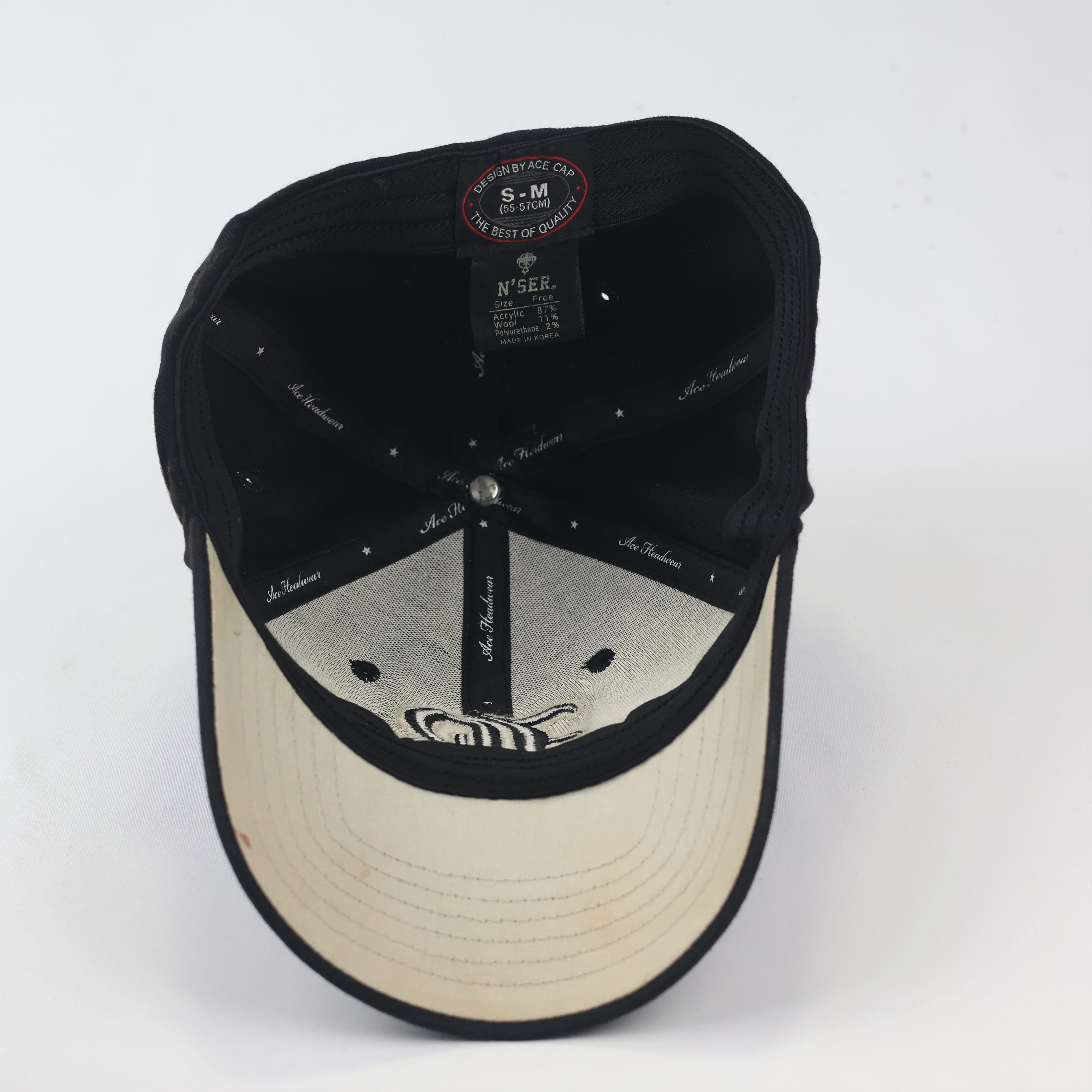 Vintage Brooklyn America Sports Thrifted Baseball Cap - Black & Gold