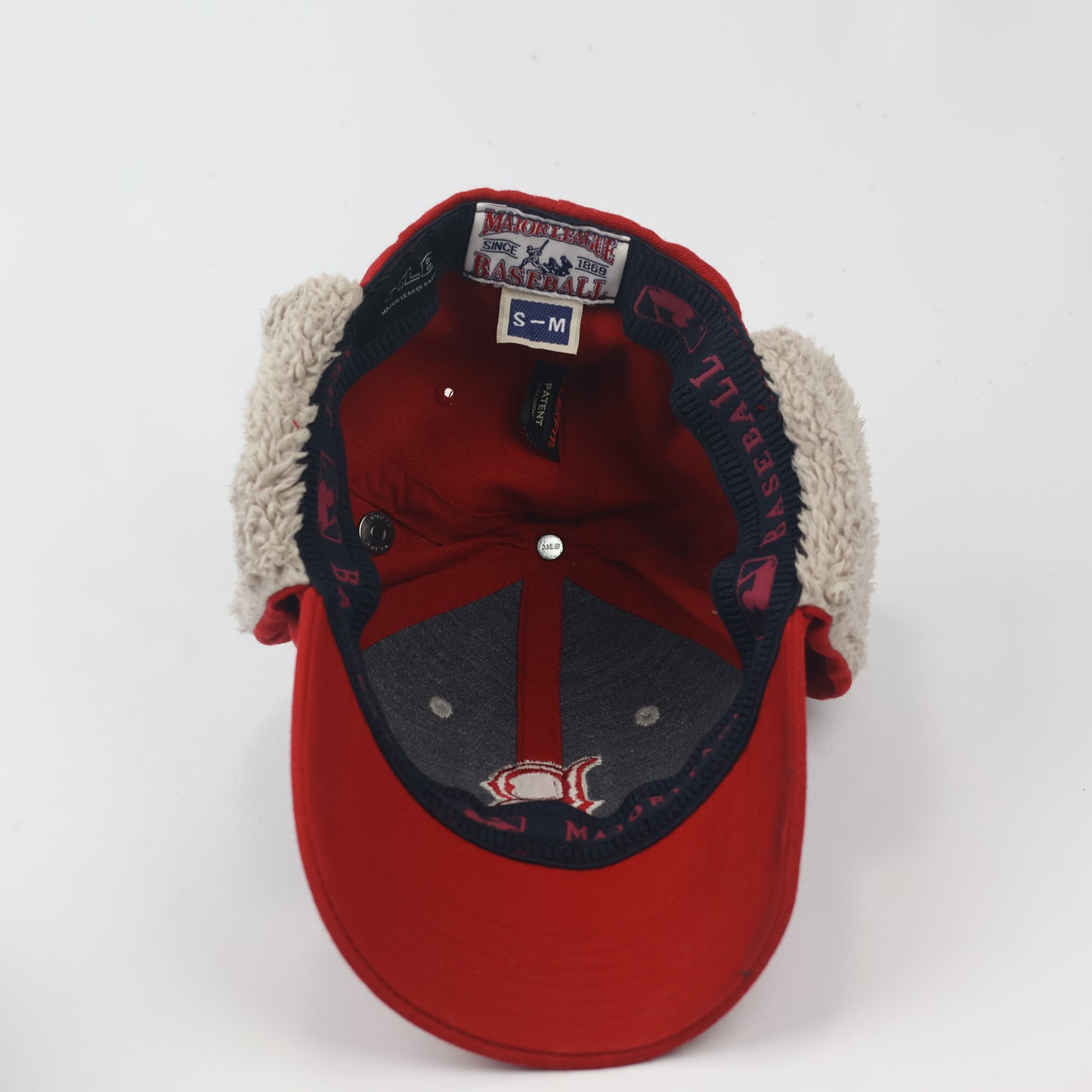 Vintage Boston Red Sox Baseball Trapper Thrifted Cap | Premium Pre-loved Winter Wear