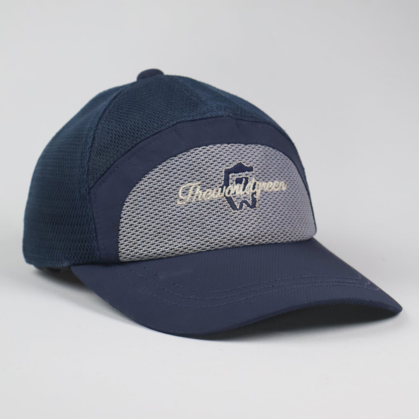 Two-Tone Breathable Performance Cap - Navy & Gray